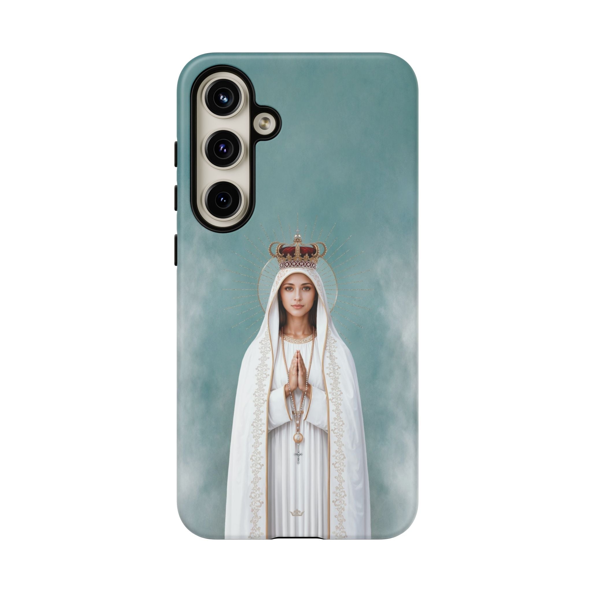 Our Lady of Fatima Hard Phone Case - Venxara