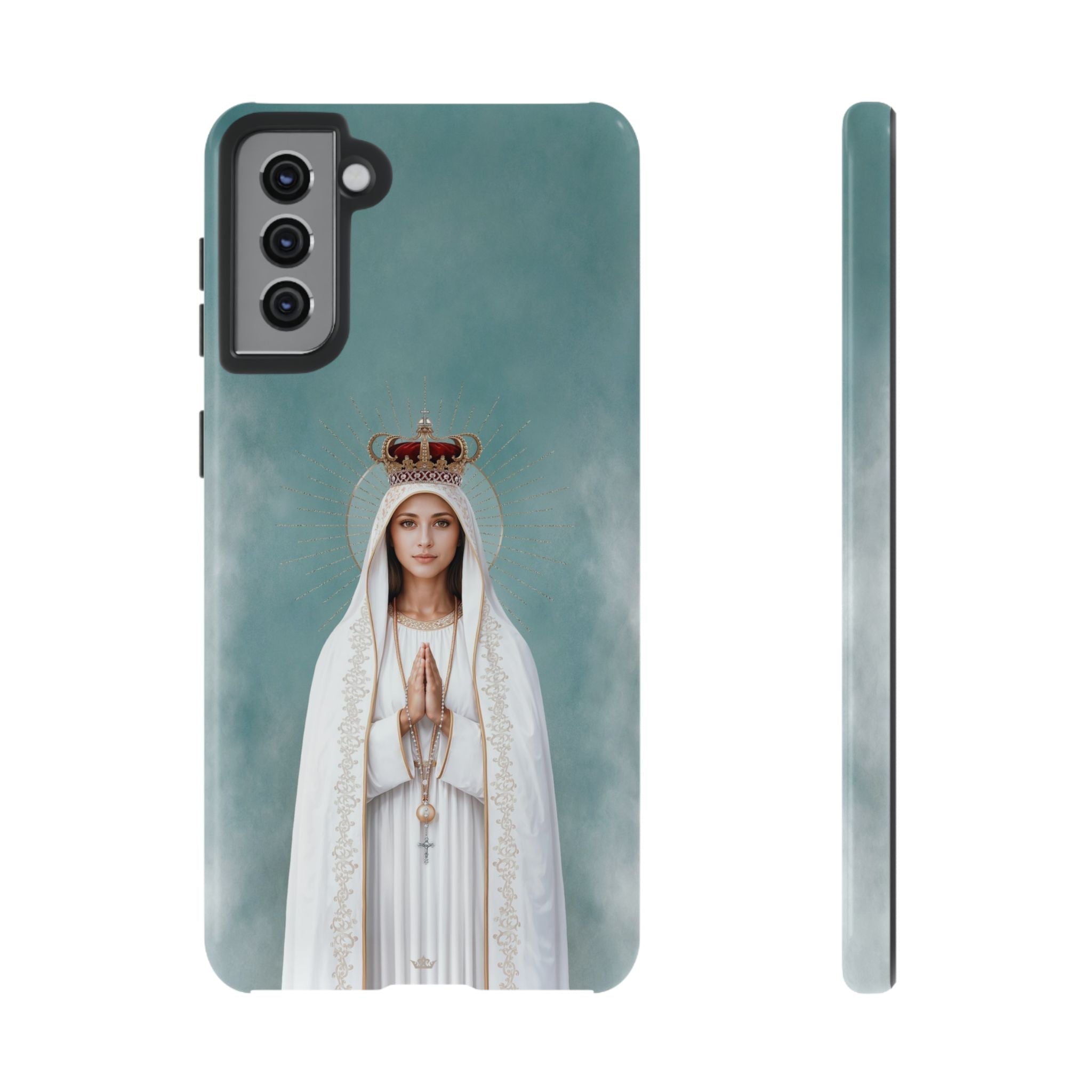 Our Lady of Fatima Hard Phone Case - Venxara