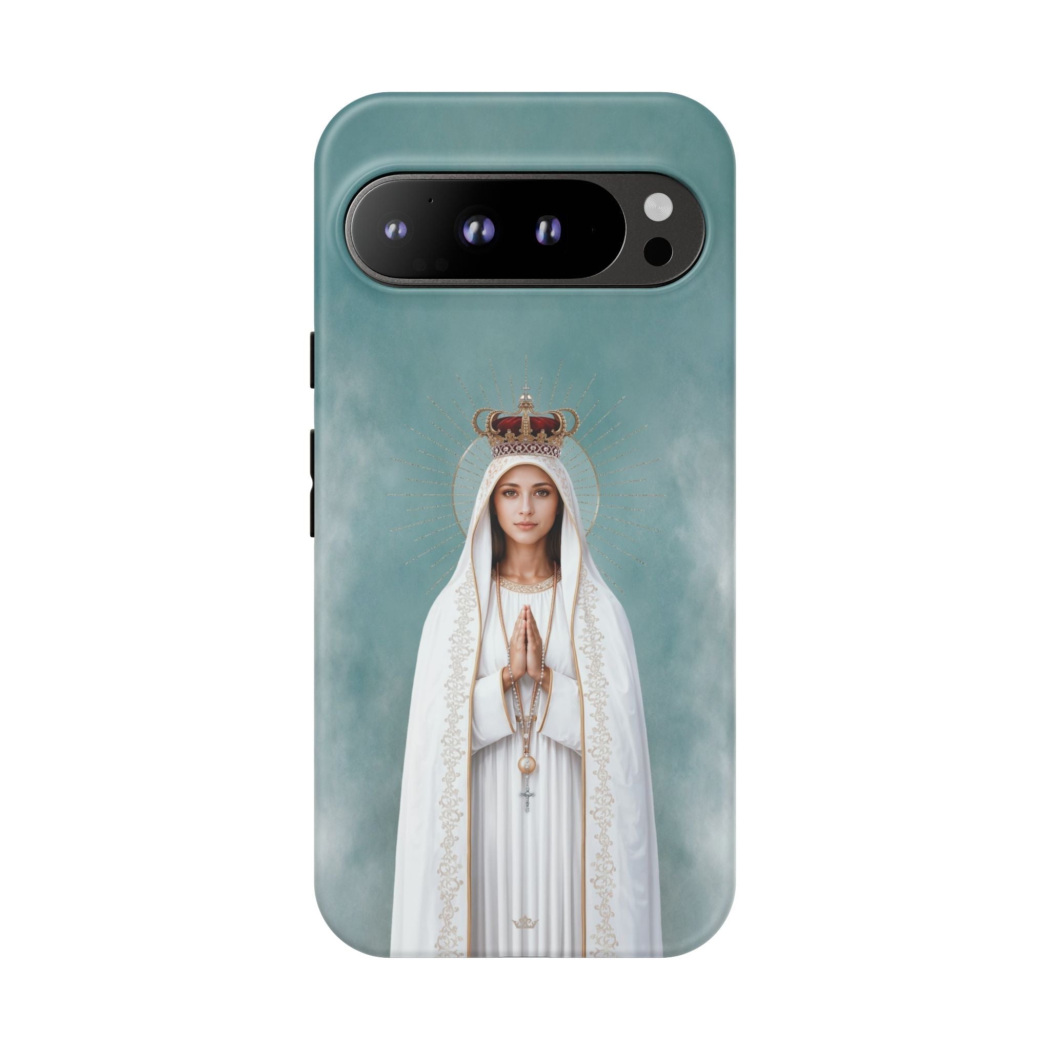 Our Lady of Fatima Hard Phone Case - Venxara