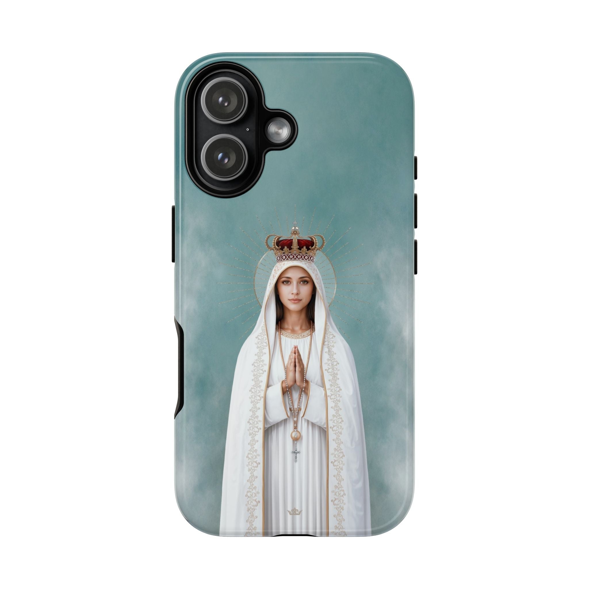 Our Lady of Fatima Hard Phone Case - Venxara