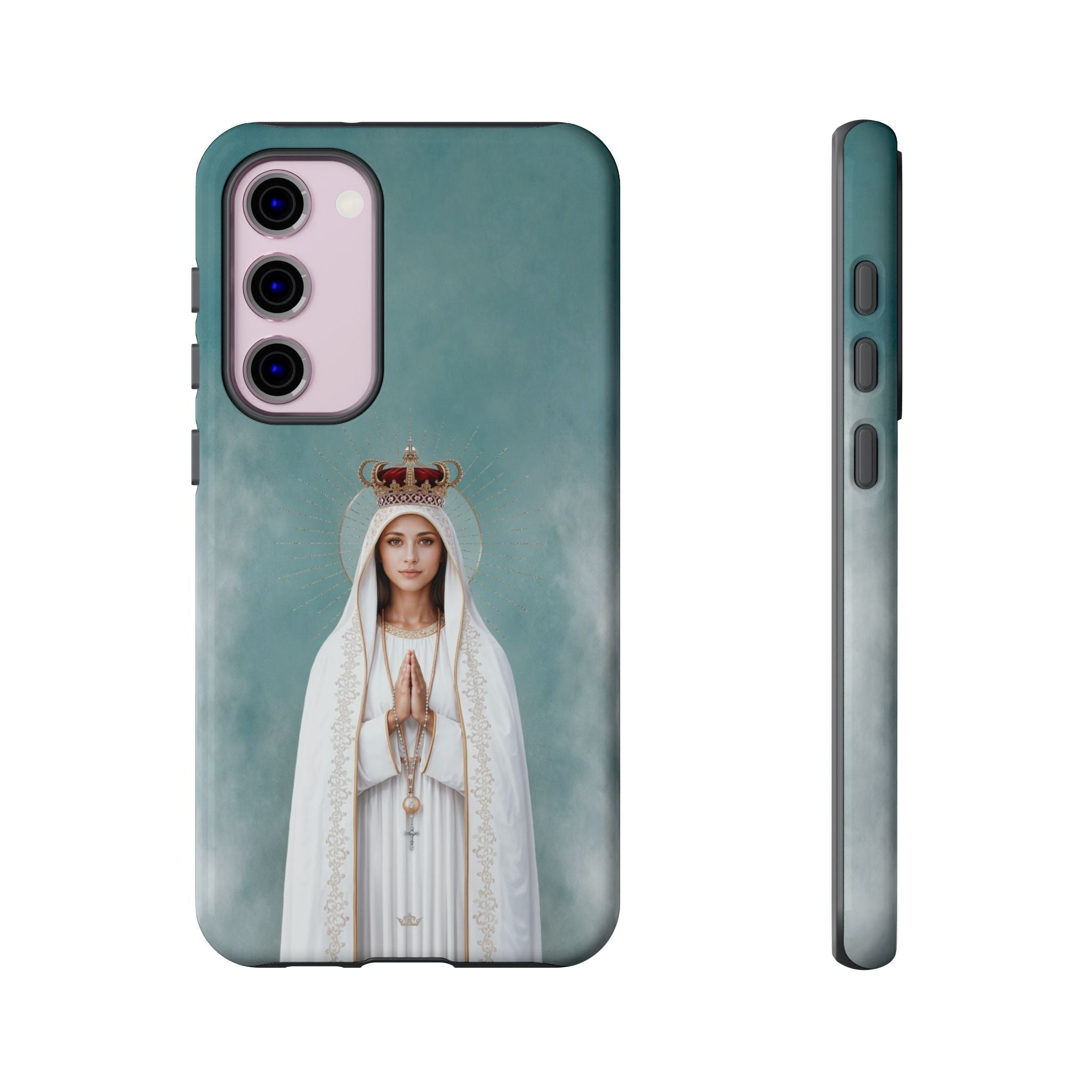 Our Lady of Fatima Hard Phone Case - Venxara