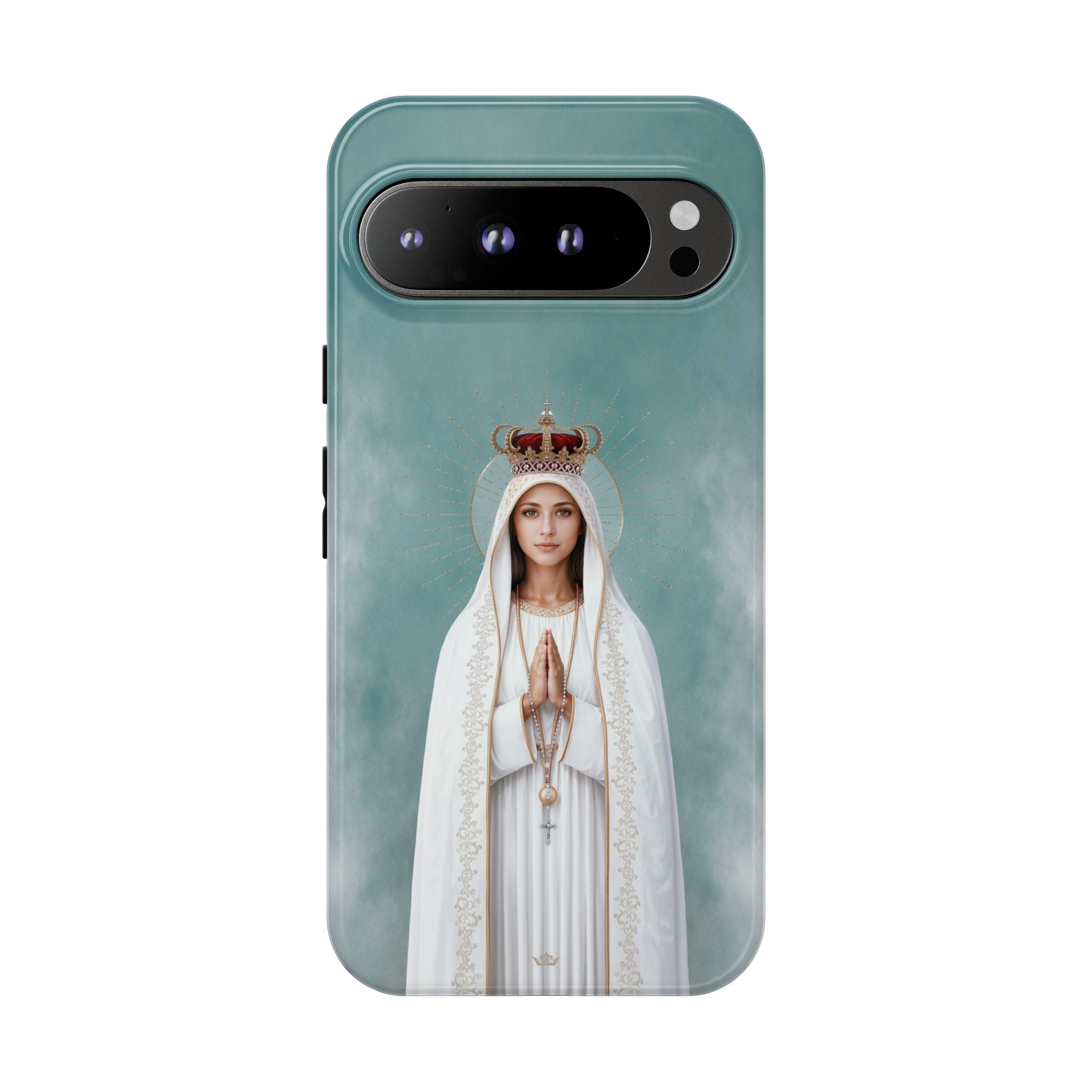 Our Lady of Fatima Hard Phone Case - Venxara
