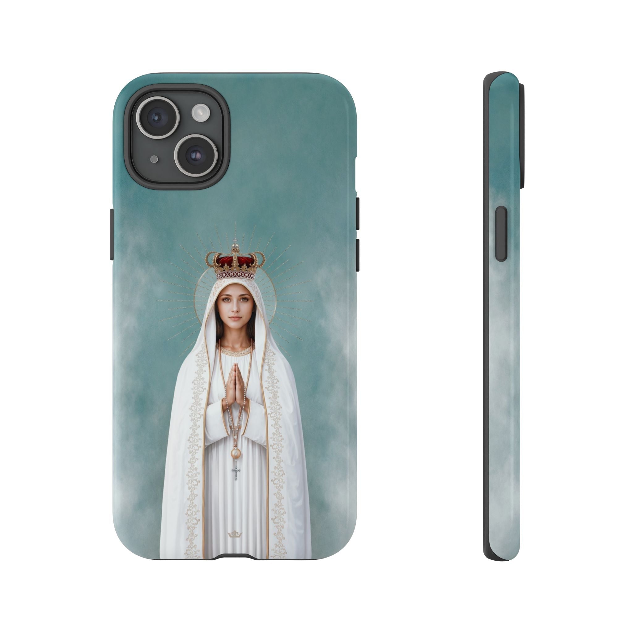 Our Lady of Fatima Hard Phone Case - Venxara