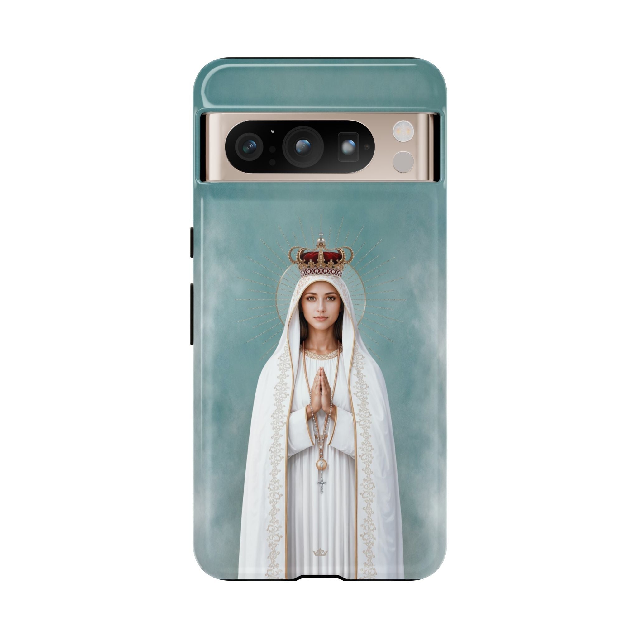 Our Lady of Fatima Hard Phone Case - Venxara