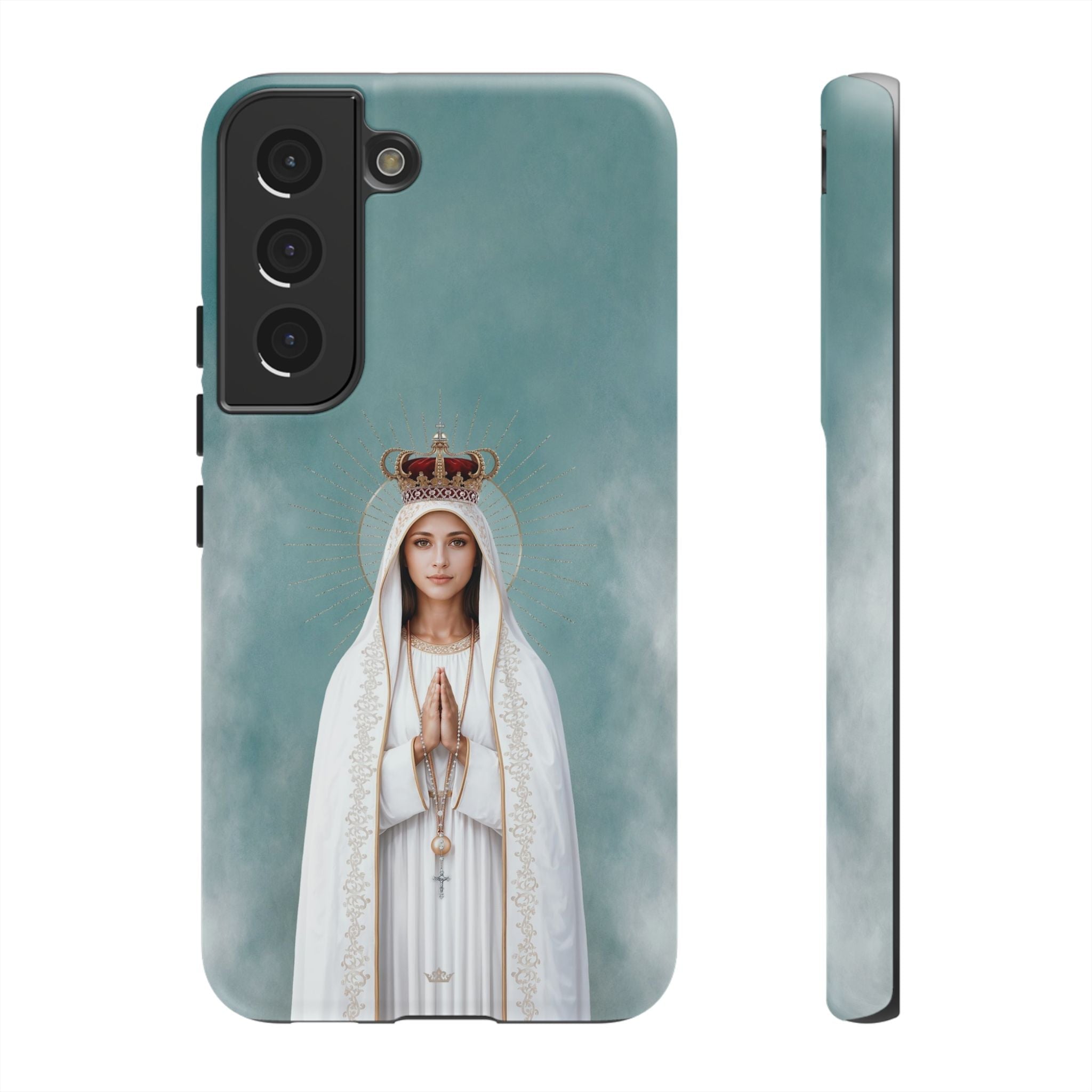 Our Lady of Fatima Hard Phone Case - Venxara