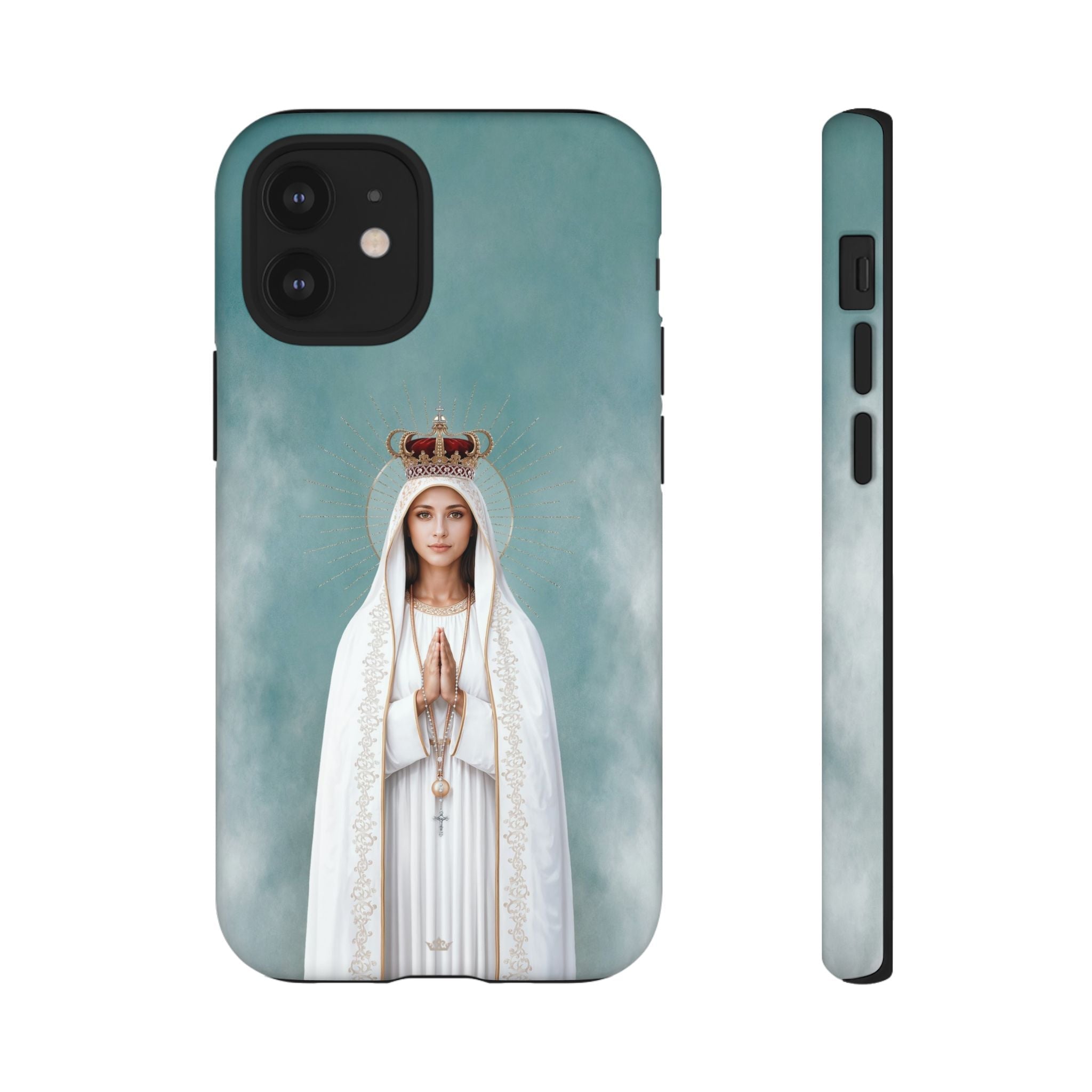 Our Lady of Fatima Hard Phone Case - Venxara