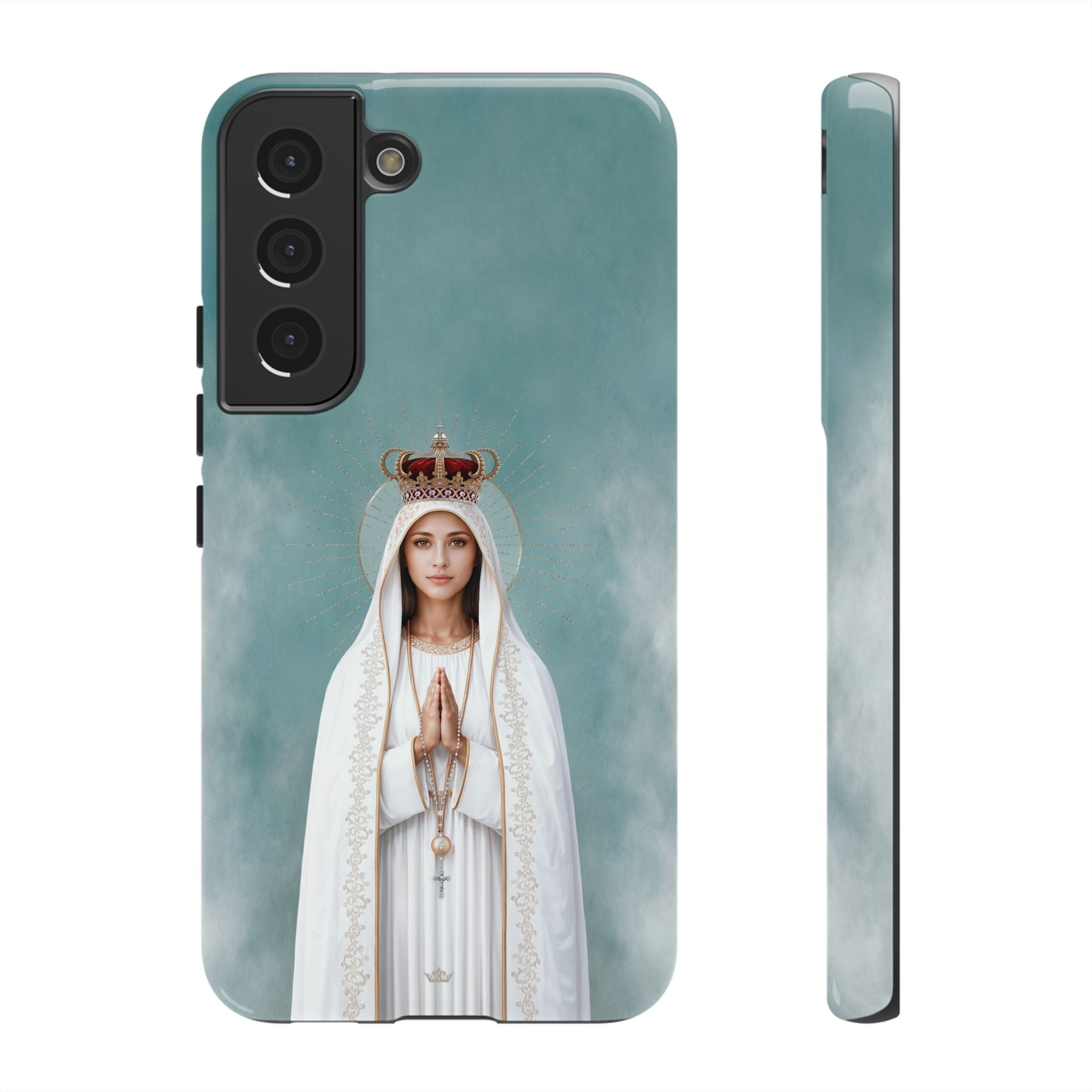 Our Lady of Fatima Hard Phone Case - Venxara