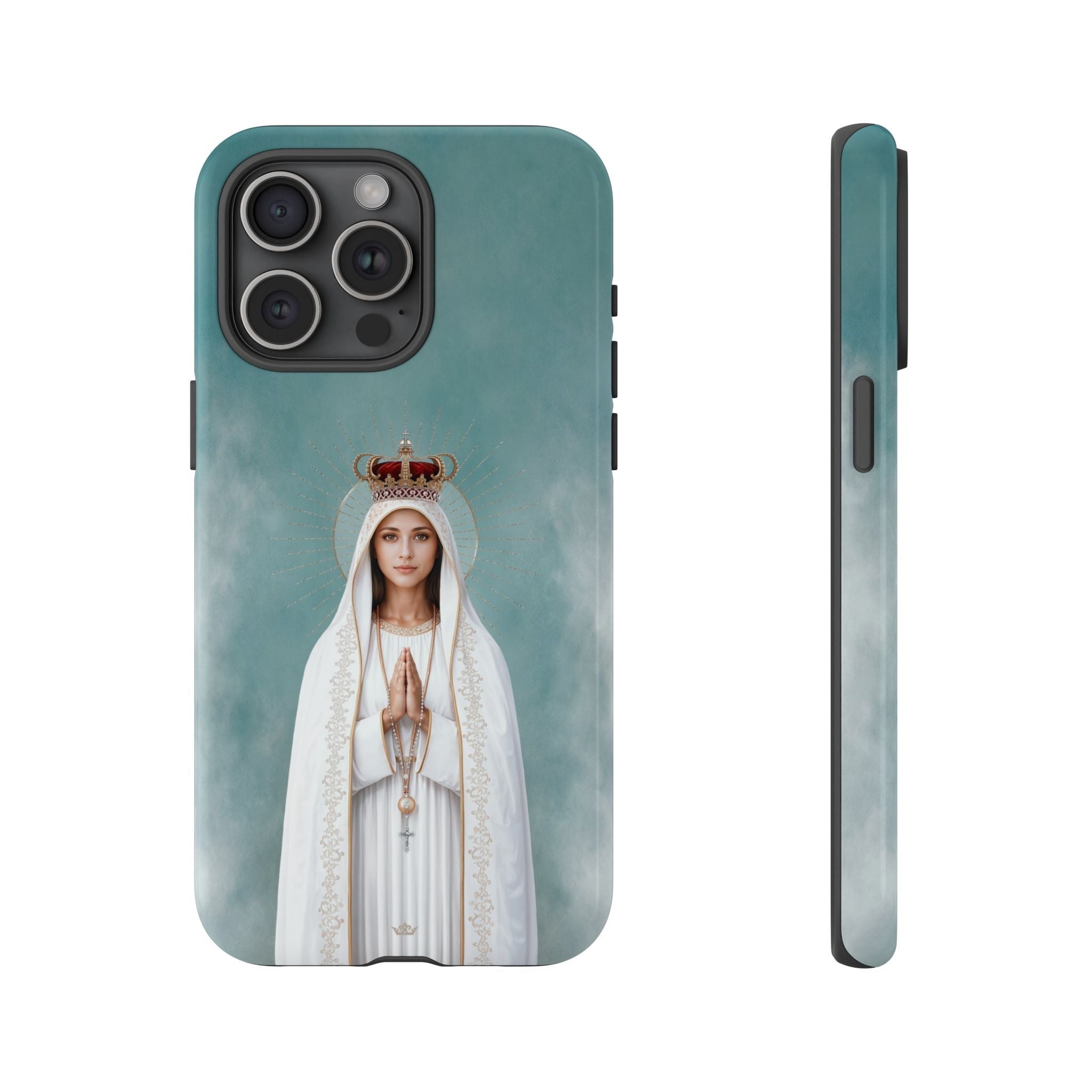 Our Lady of Fatima Hard Phone Case - Venxara