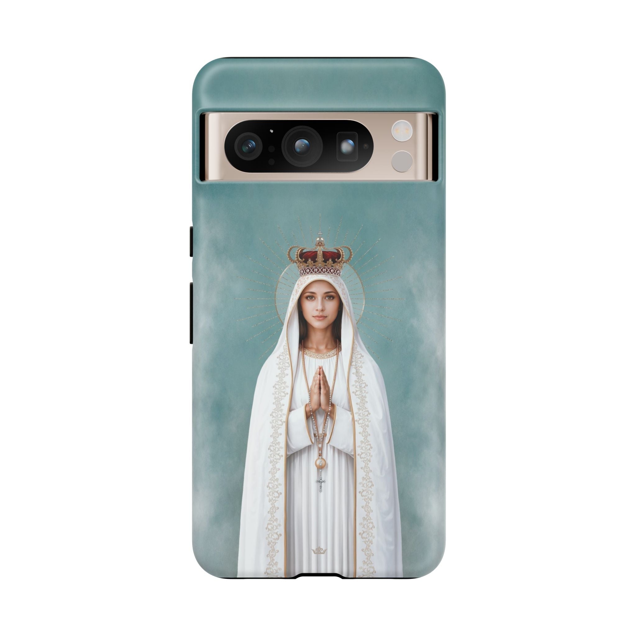 Our Lady of Fatima Hard Phone Case - Venxara