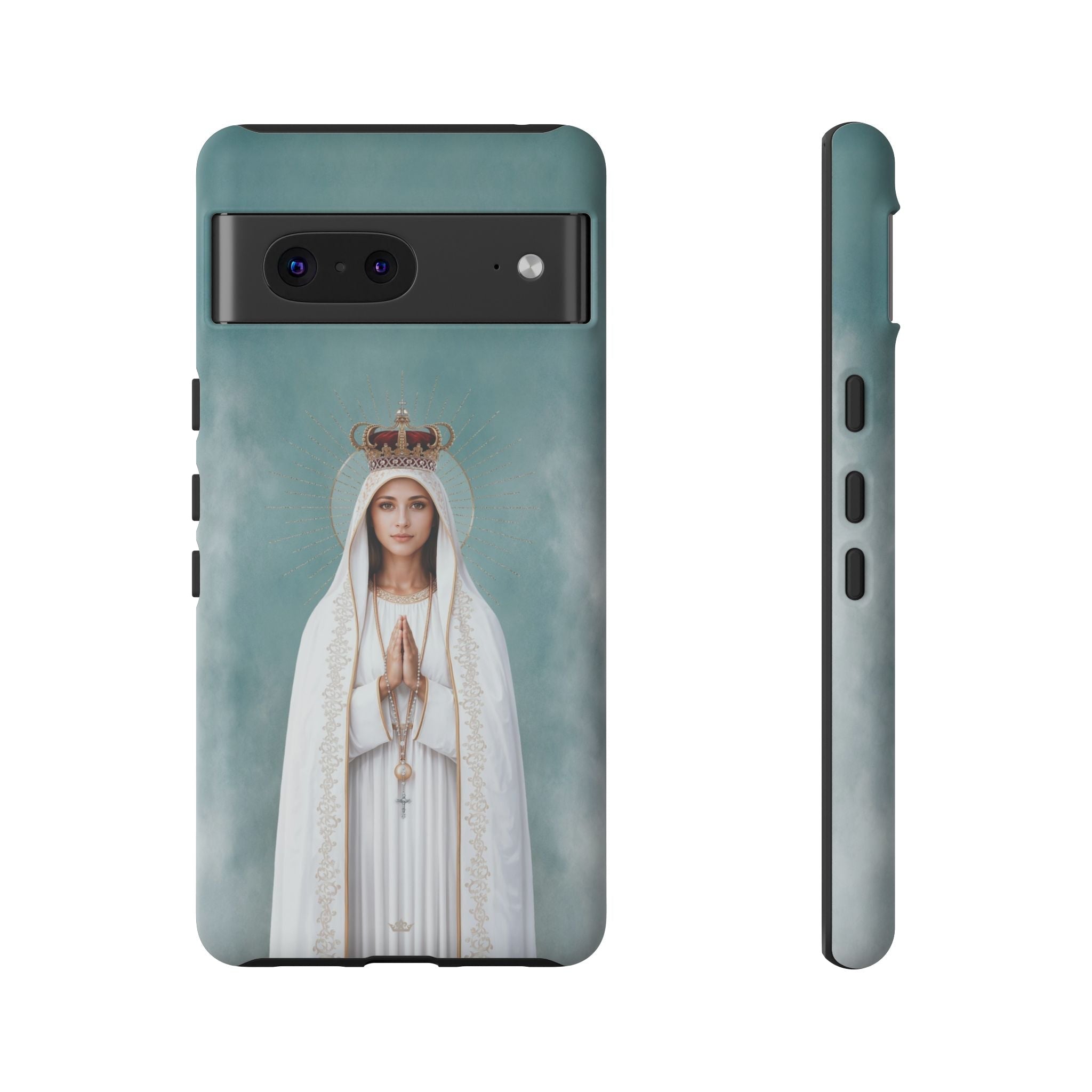 Our Lady of Fatima Hard Phone Case - Venxara