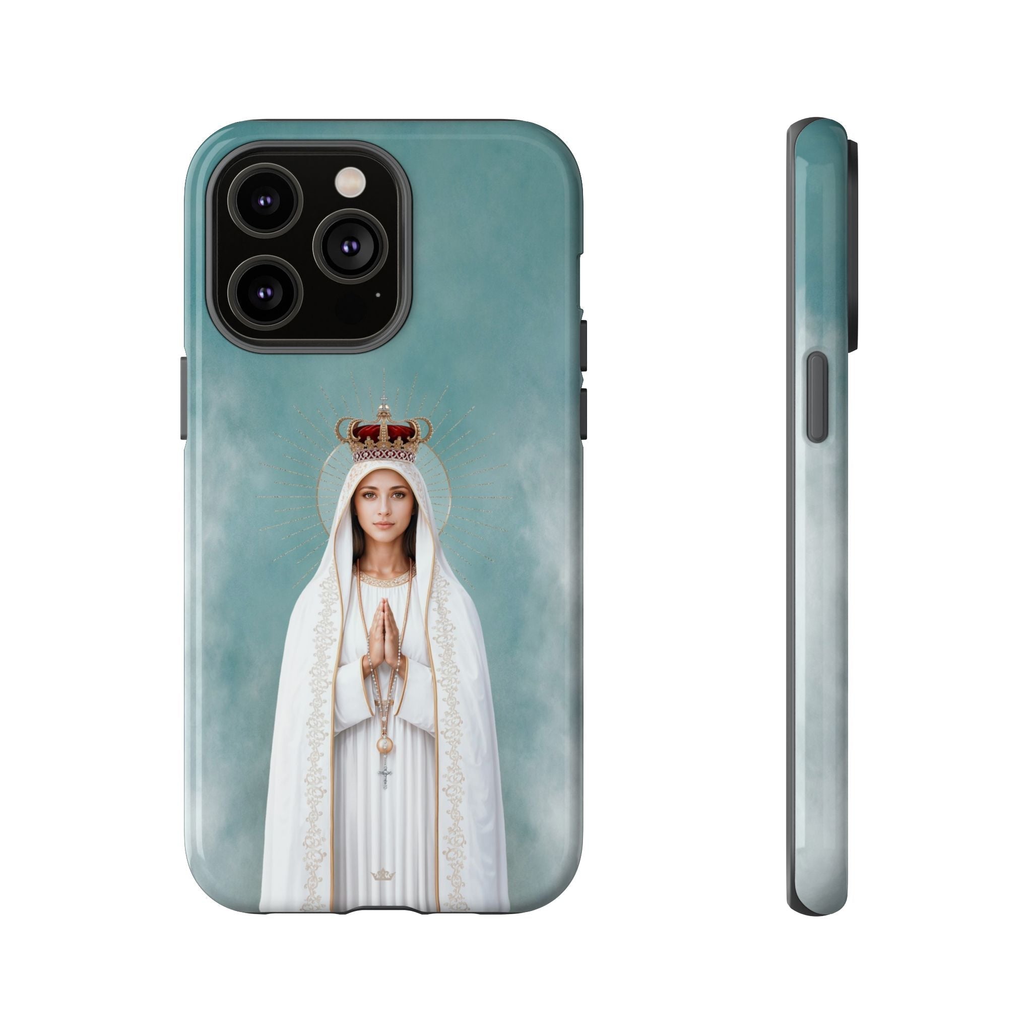 Our Lady of Fatima Hard Phone Case - Venxara
