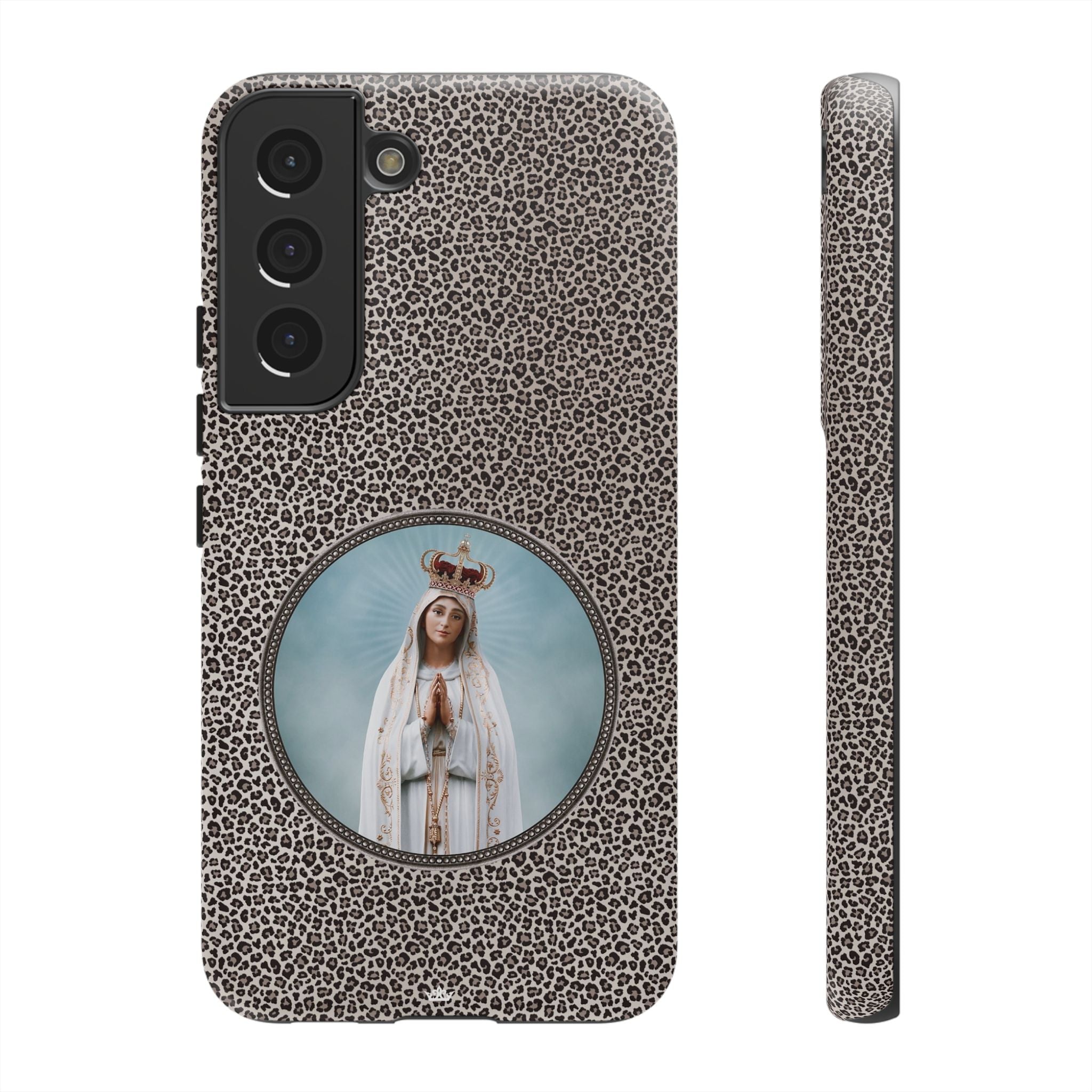 Our Lady of Fatima Hard Phone Case (Leopard) - VENXARA®