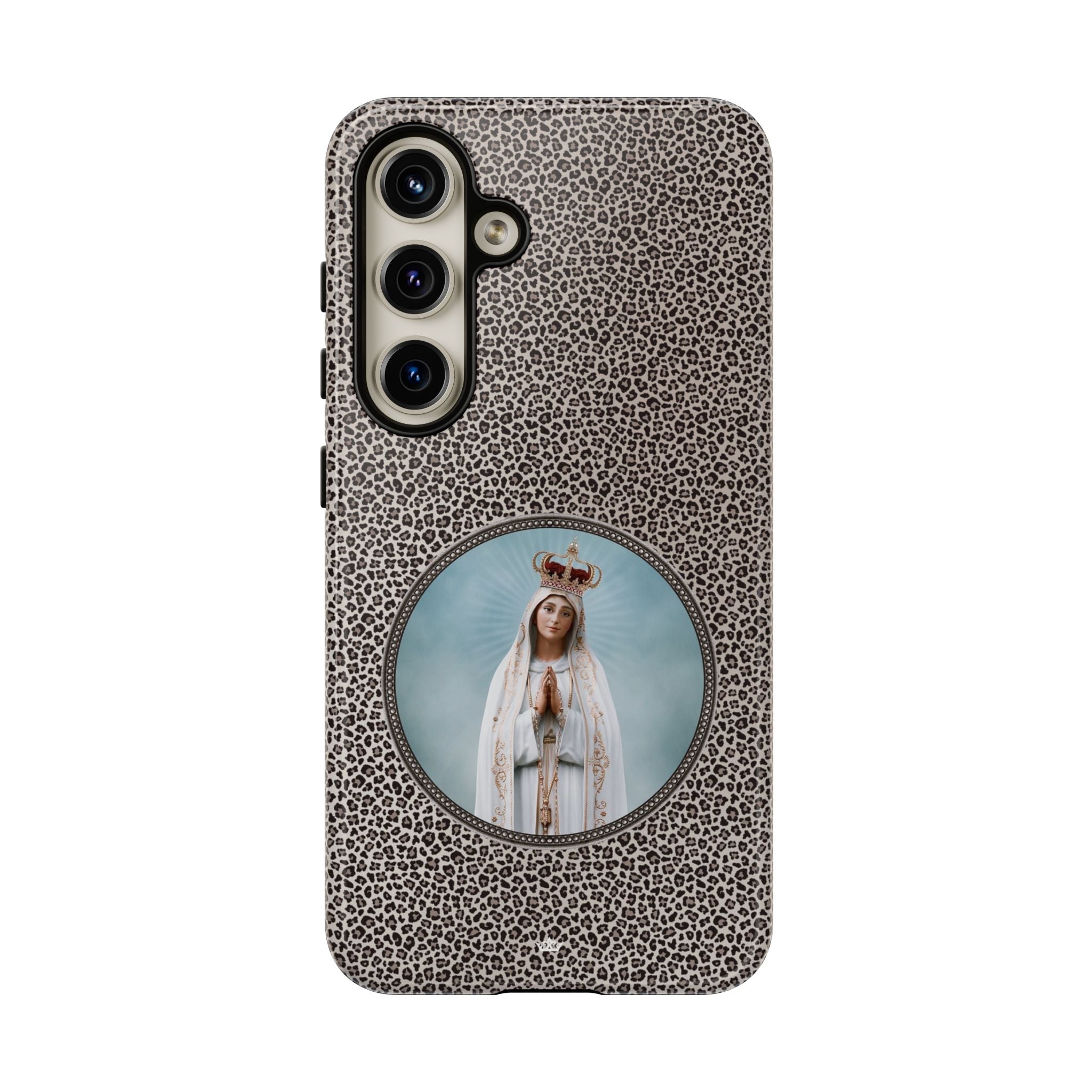 Our Lady of Fatima Hard Phone Case (Leopard) - VENXARA®