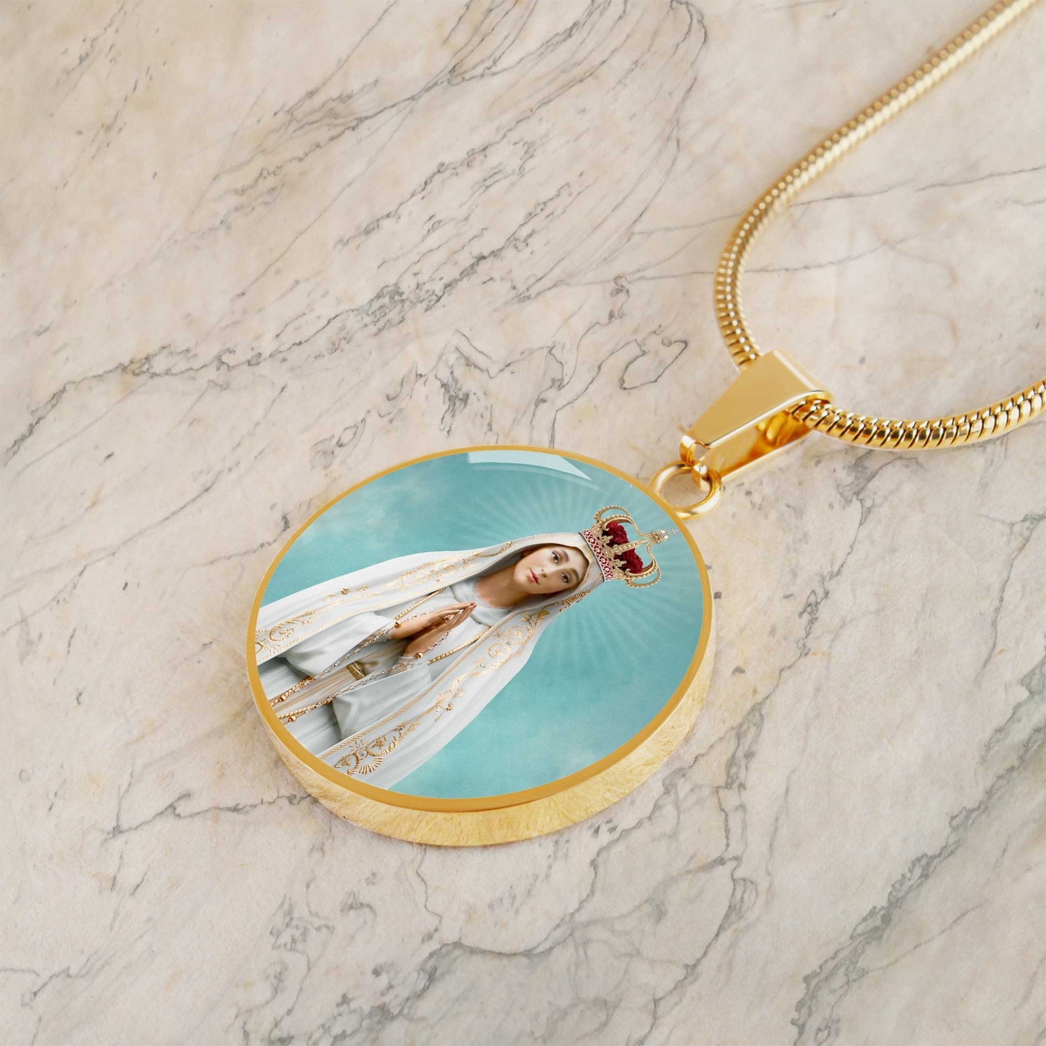Our Lady of Fatima Pendant Necklace - VENXARA®