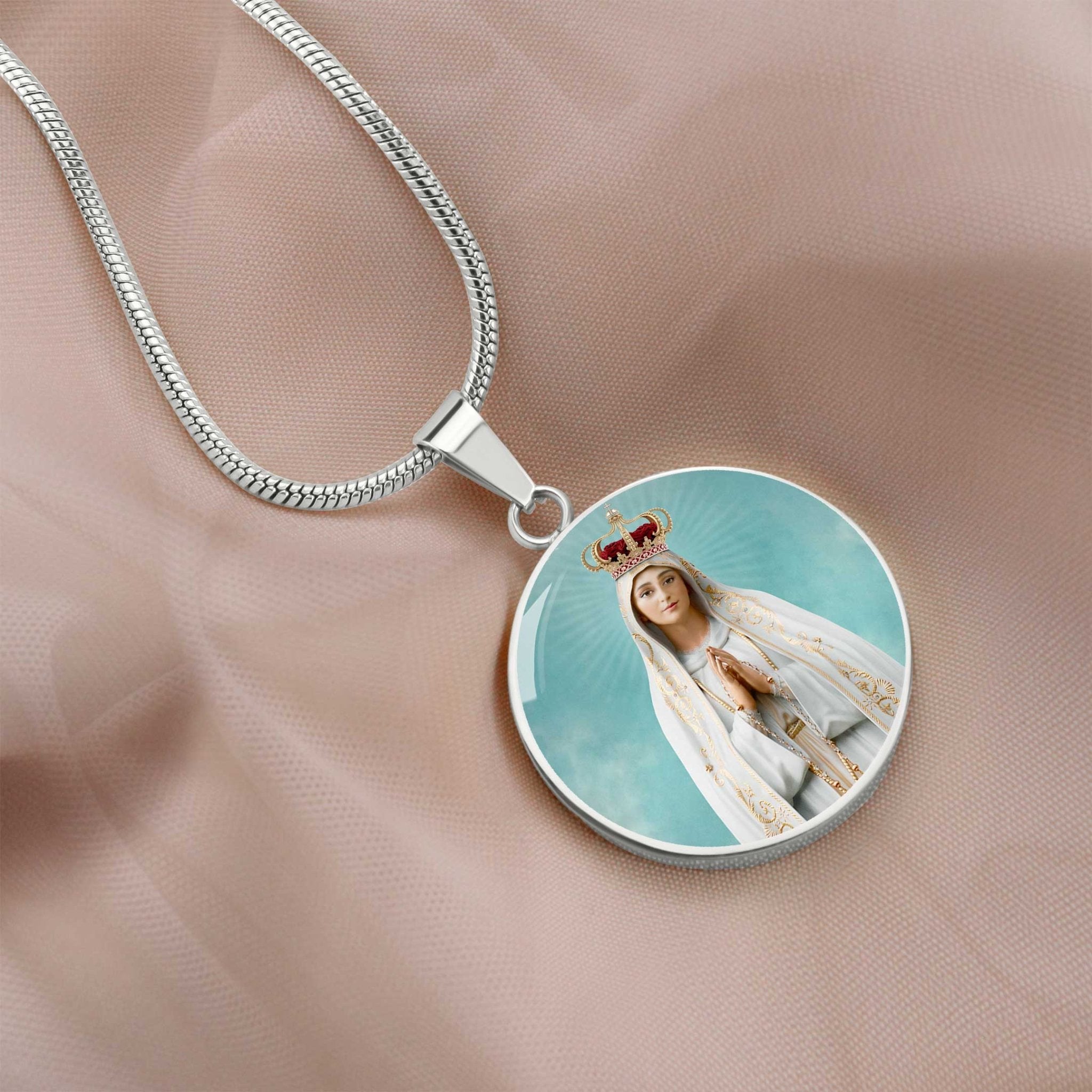 Our Lady of Fatima Pendant Necklace - VENXARA®