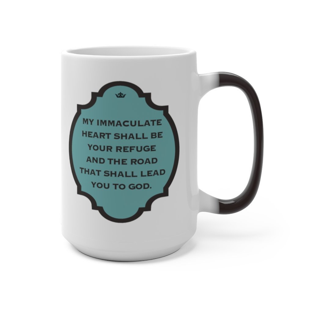 Our Lady of Fatima Transitional Mug - Venxara