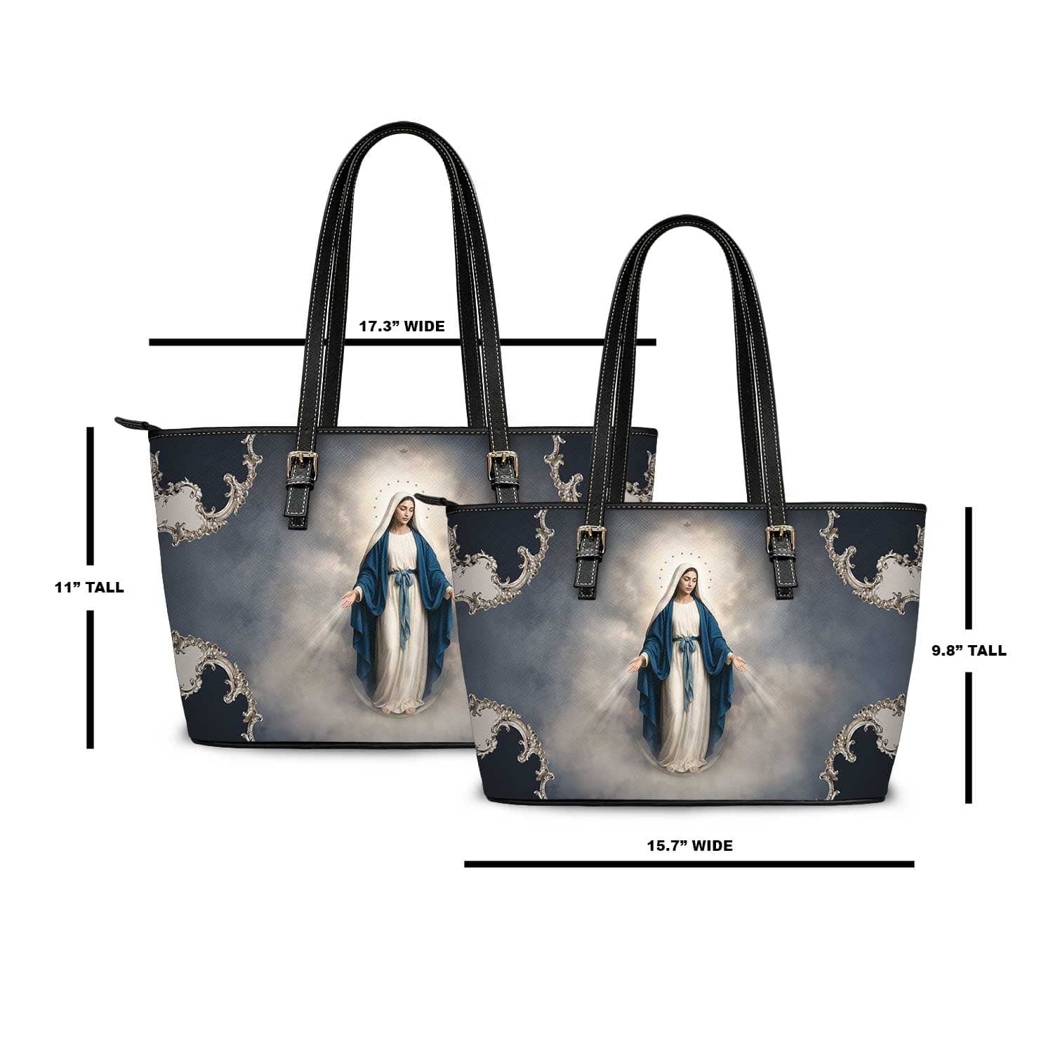 Our Lady of Grace Tote Bag (Baroque) Copyright VENXARA