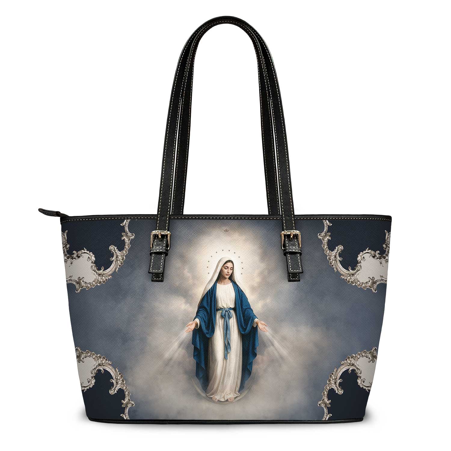 Our Lady of Grace Tote Bag (Baroque) Copyright VENXARA