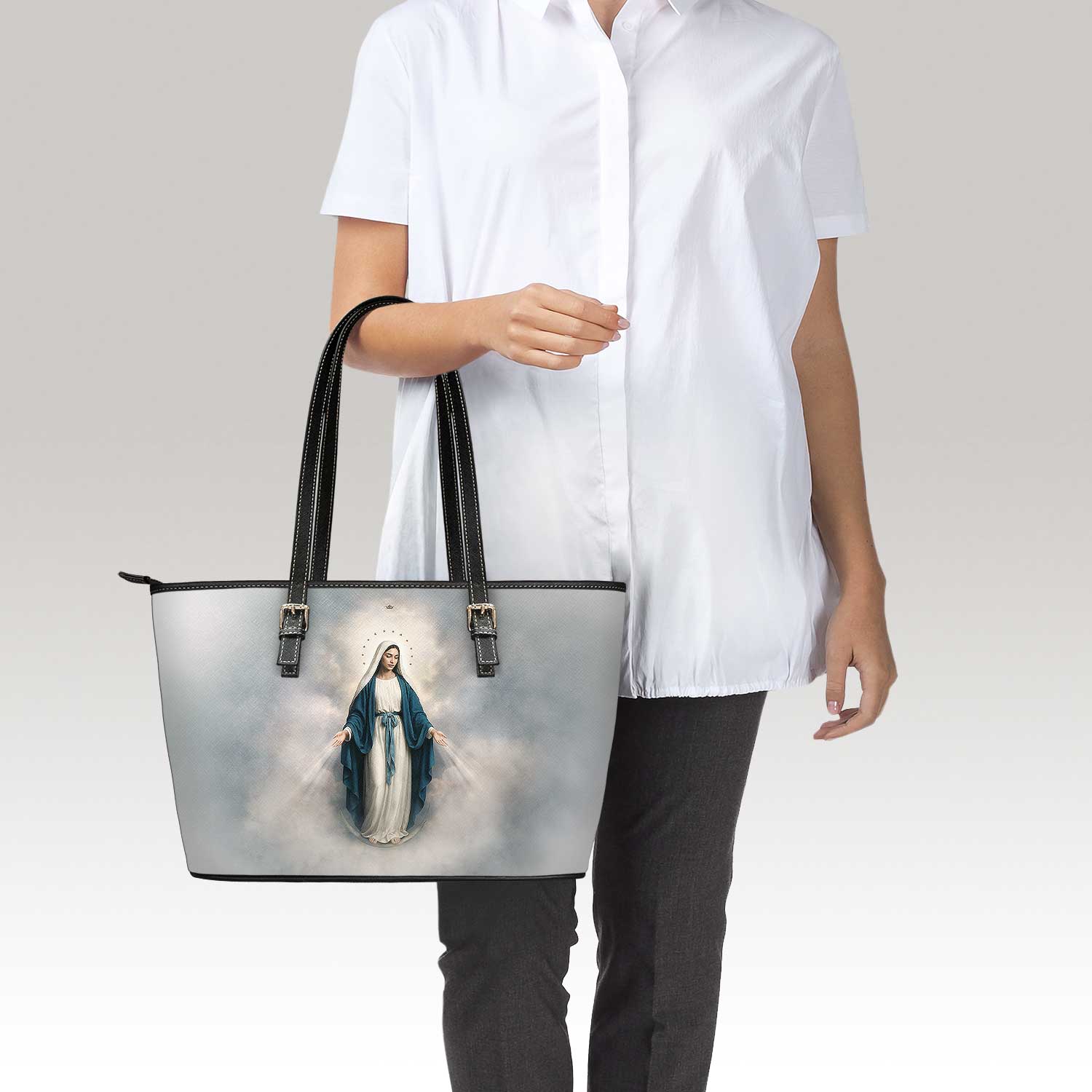 Our Lady of Grace Tote Bag (Heavenly) Copyright VENXARA