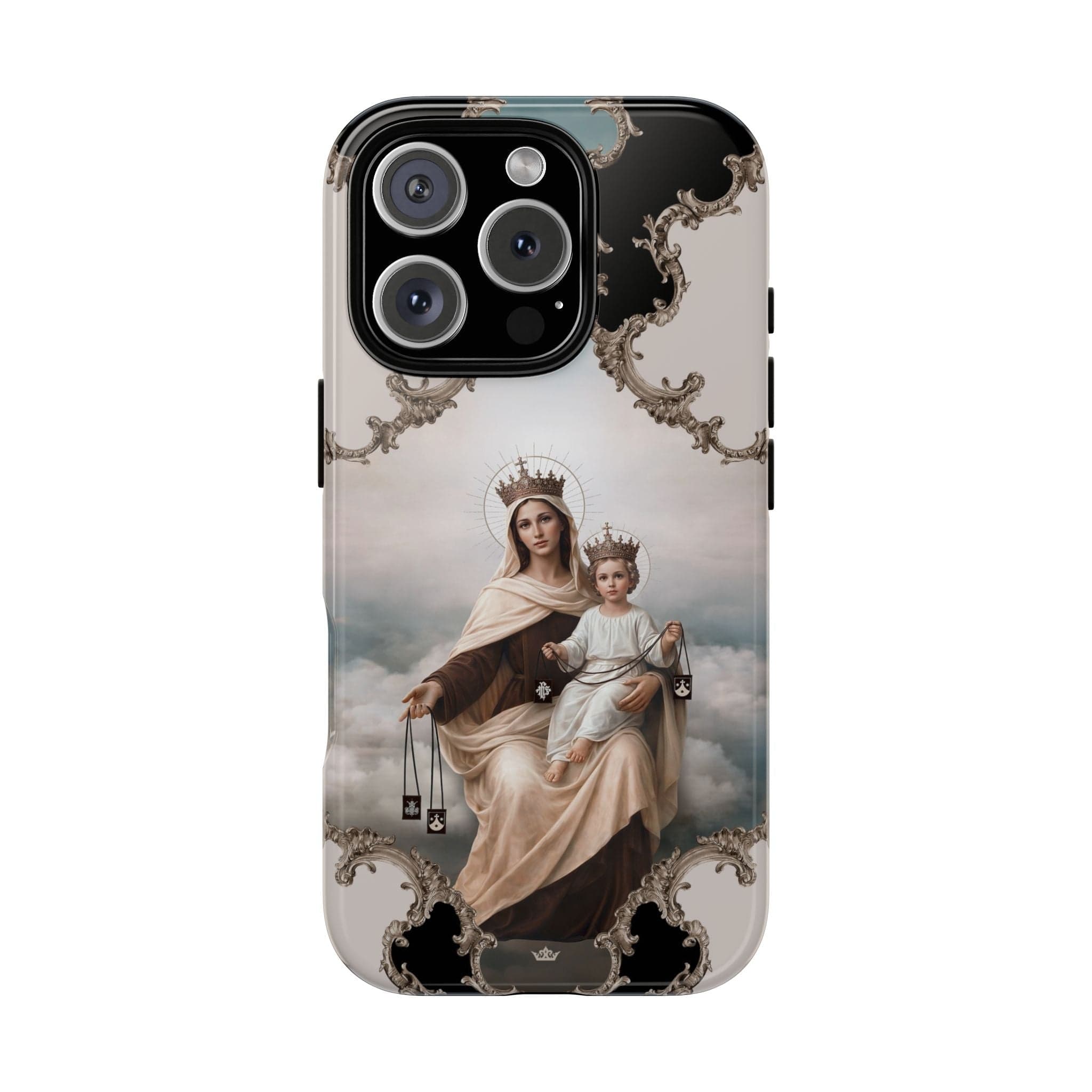 Our Lady of Mt. Carmel Hard Phone Case (Baroque) Copyright VENXARA