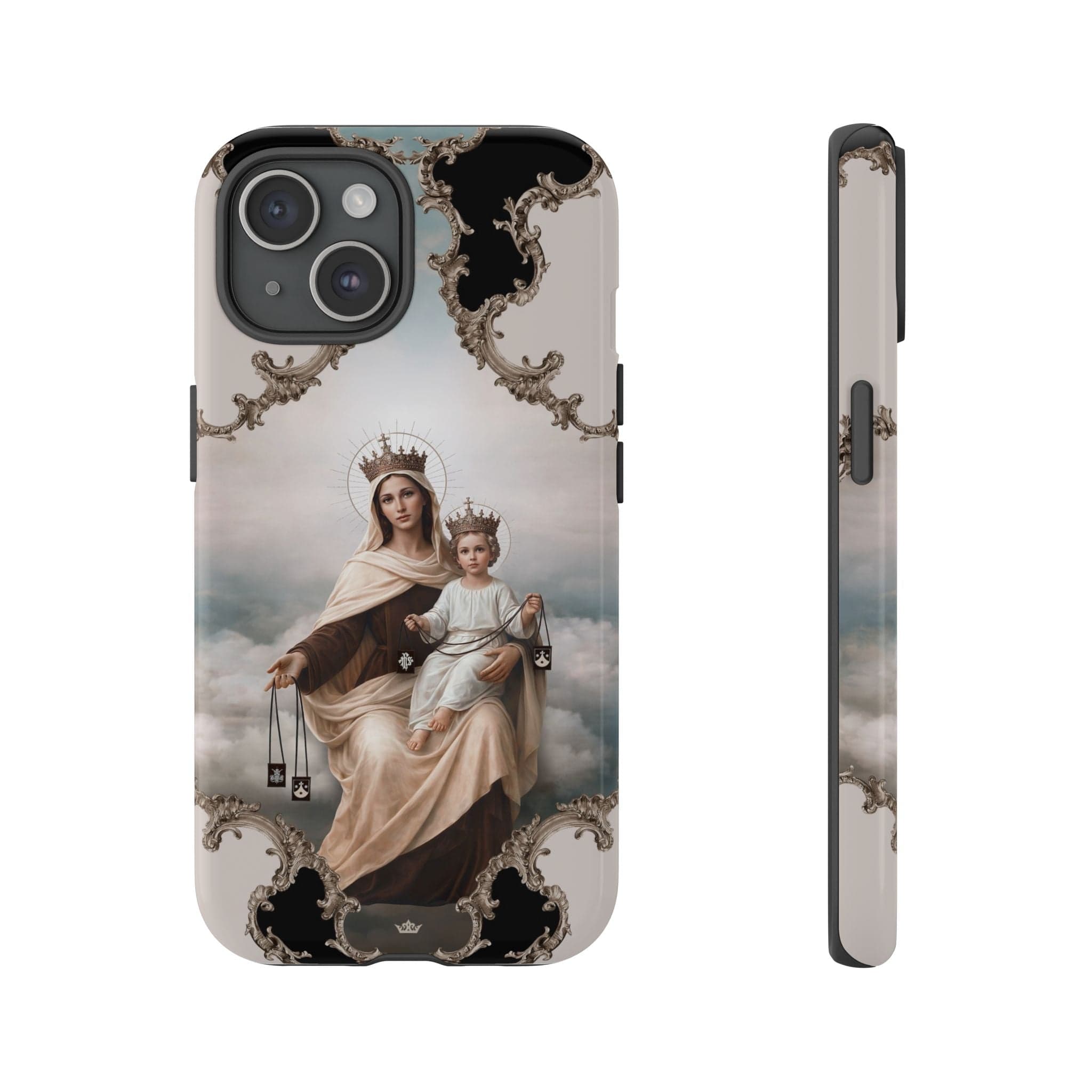 Our Lady of Mt. Carmel Hard Phone Case (Baroque) Copyright VENXARA
