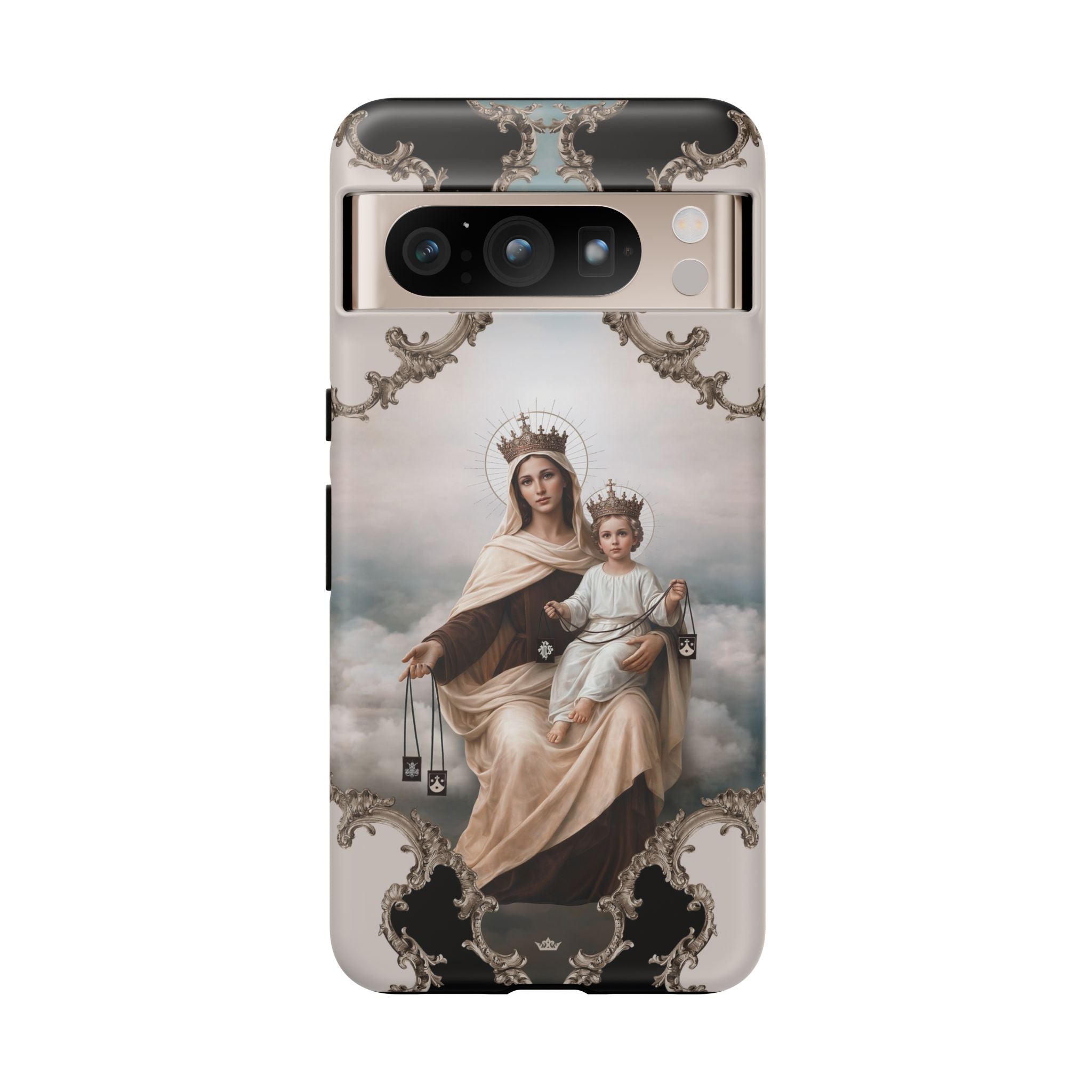 Our Lady of Mt. Carmel Hard Phone Case (Baroque) - Venxara