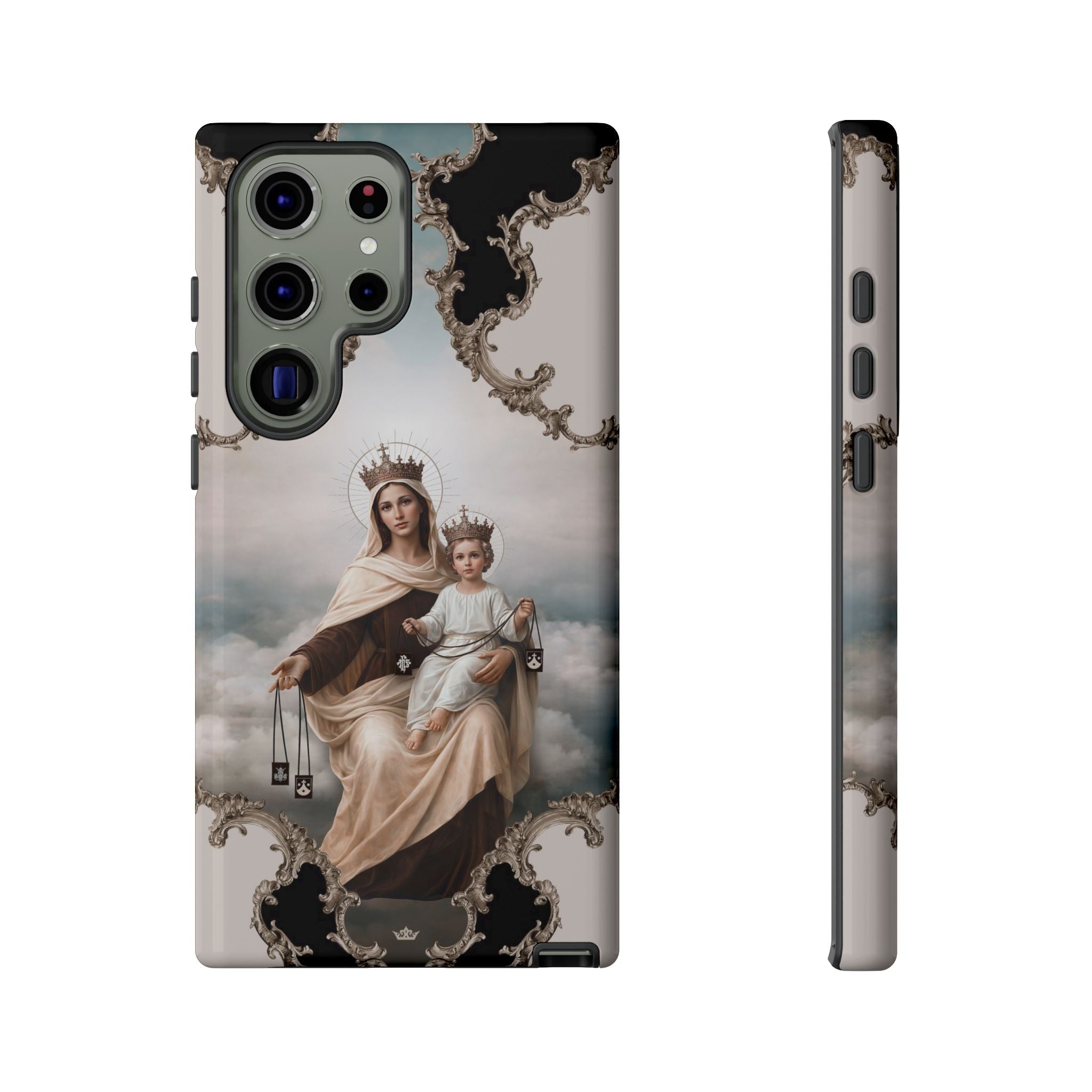 Our Lady of Mt. Carmel Hard Phone Case (Baroque) - Venxara
