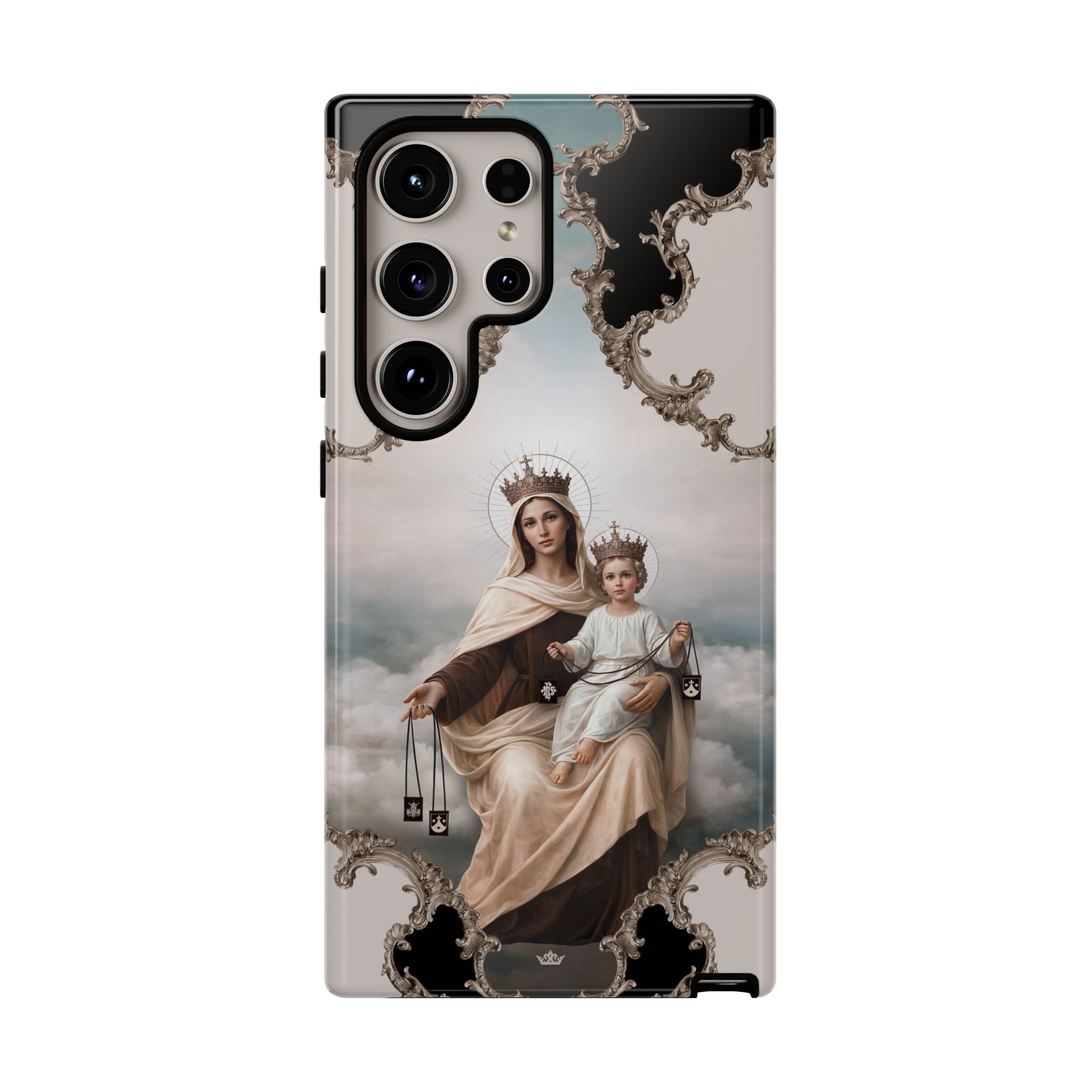 Our Lady of Mt. Carmel Hard Phone Case (Baroque) - Venxara