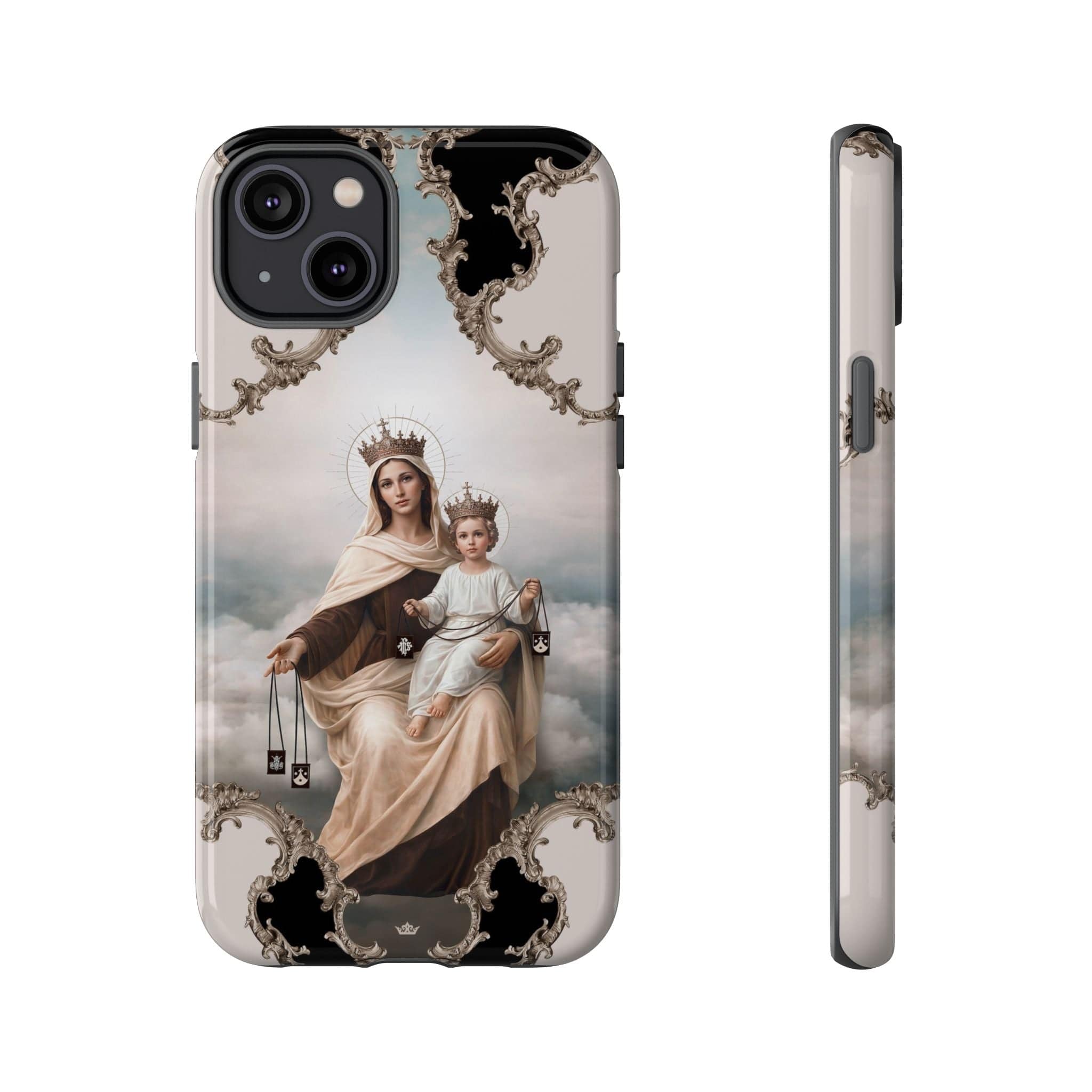 Our Lady of Mt. Carmel Hard Phone Case (Baroque) Copyright VENXARA