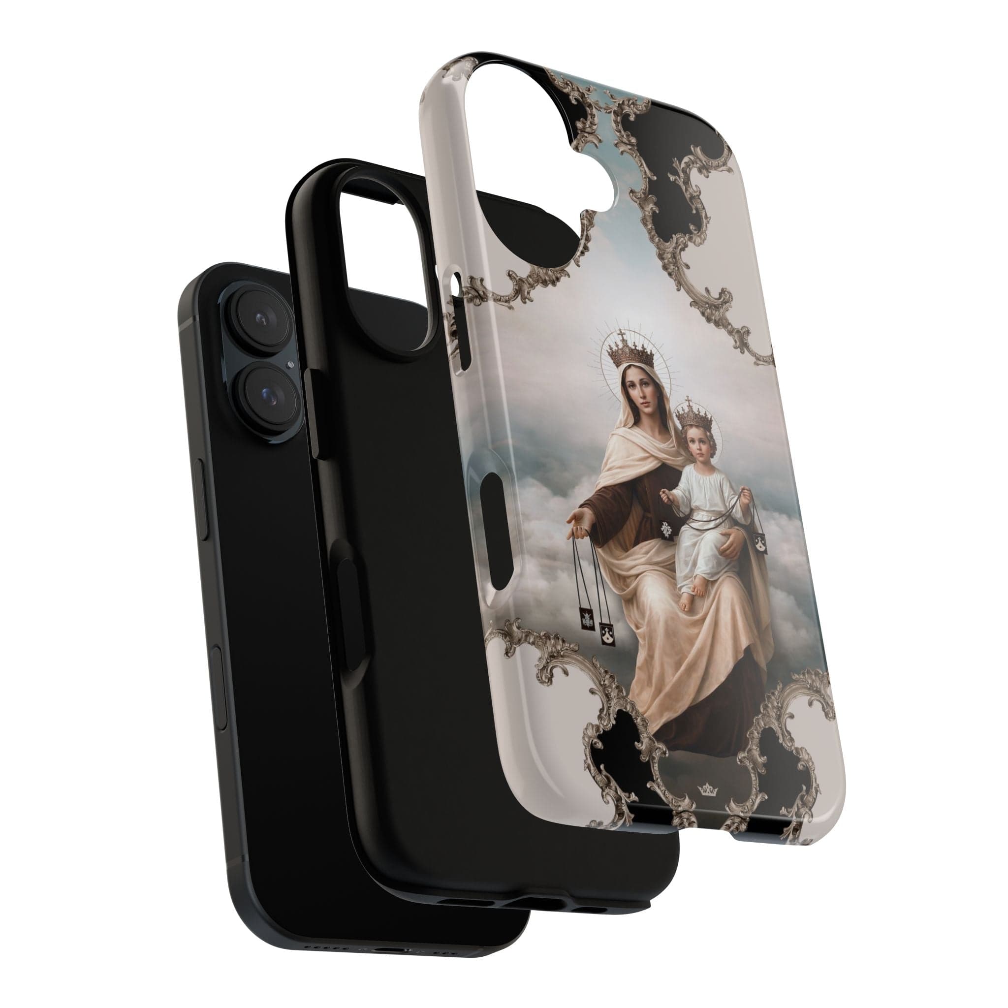 Our Lady of Mt. Carmel Hard Phone Case (Baroque) Copyright VENXARA