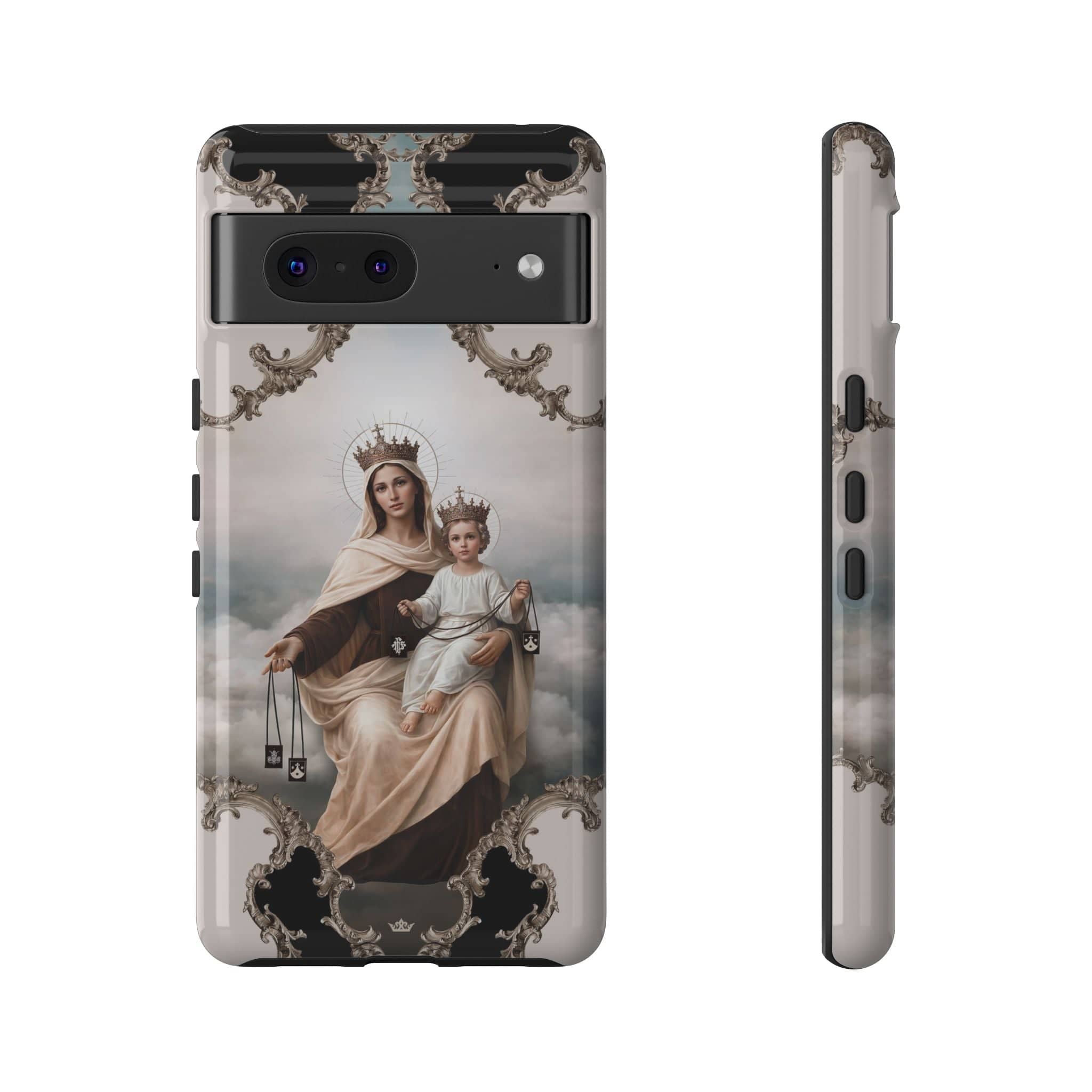 Our Lady of Mt. Carmel Hard Phone Case (Baroque) Copyright VENXARA