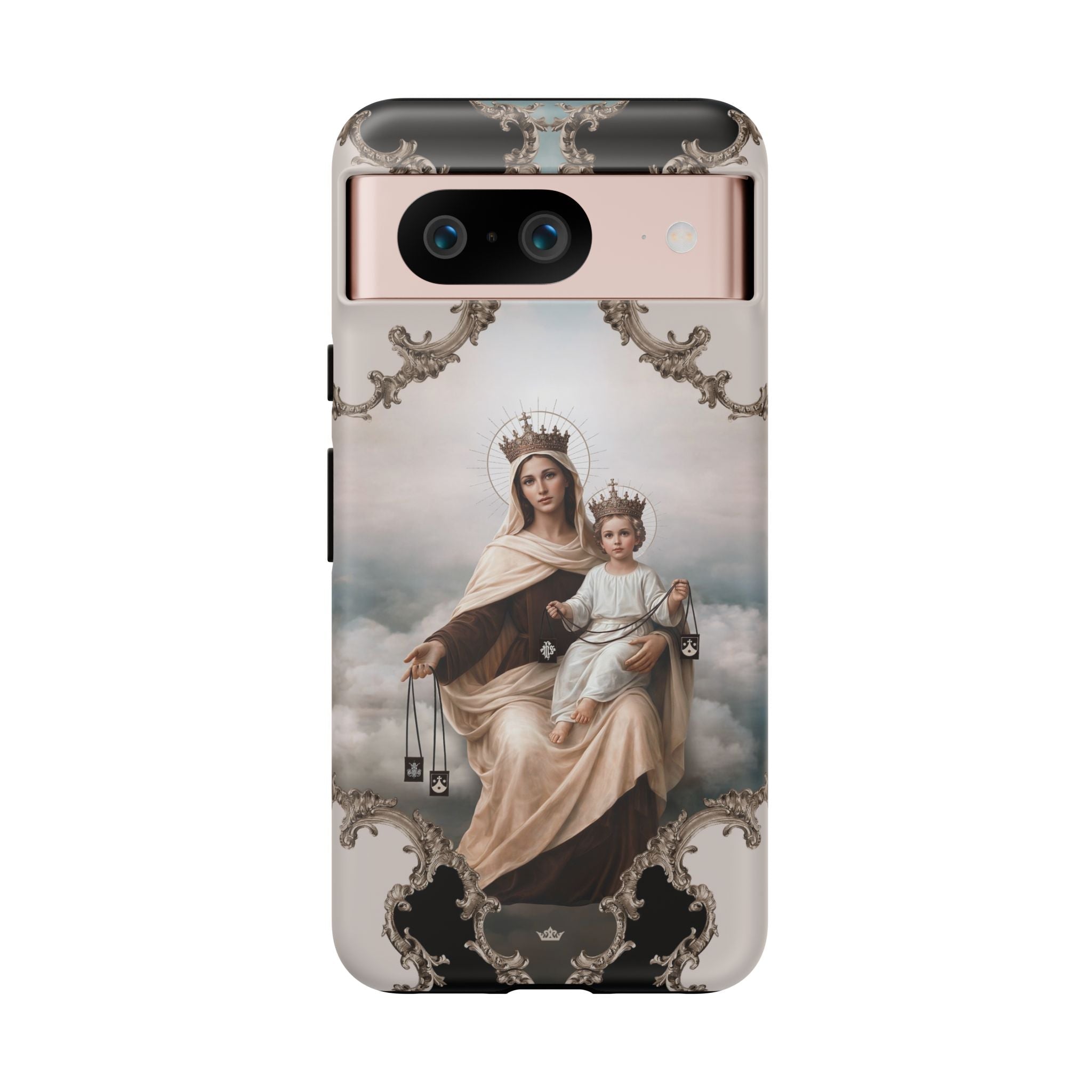 Our Lady of Mt. Carmel Hard Phone Case (Baroque) - Venxara