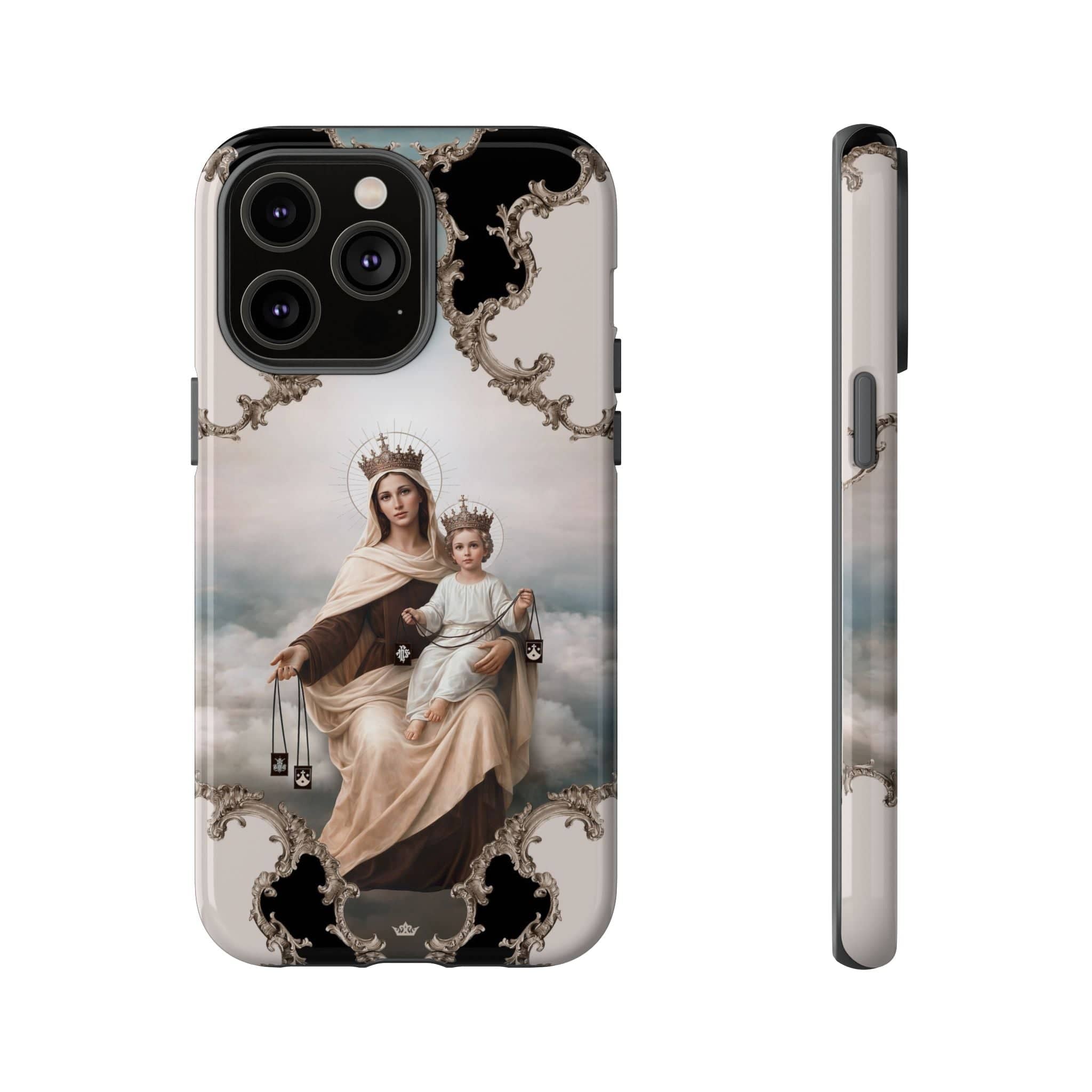 Our Lady of Mt. Carmel Hard Phone Case (Baroque) Copyright VENXARA