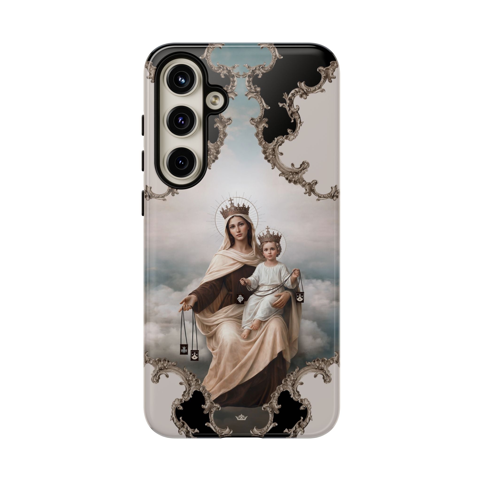 Our Lady of Mt. Carmel Hard Phone Case (Baroque) - Venxara