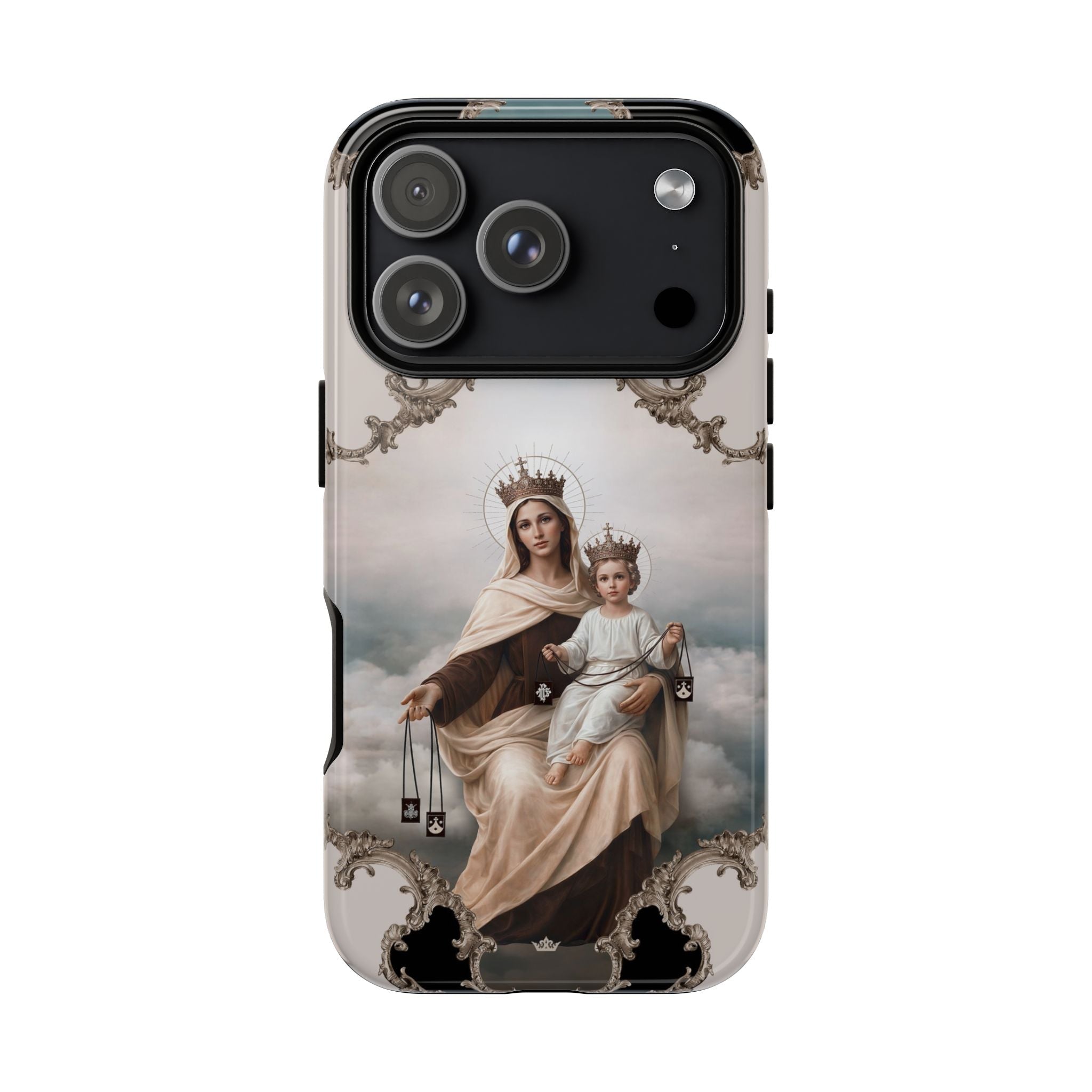 Our Lady of Mt. Carmel Hard Phone Case (Baroque) - Venxara