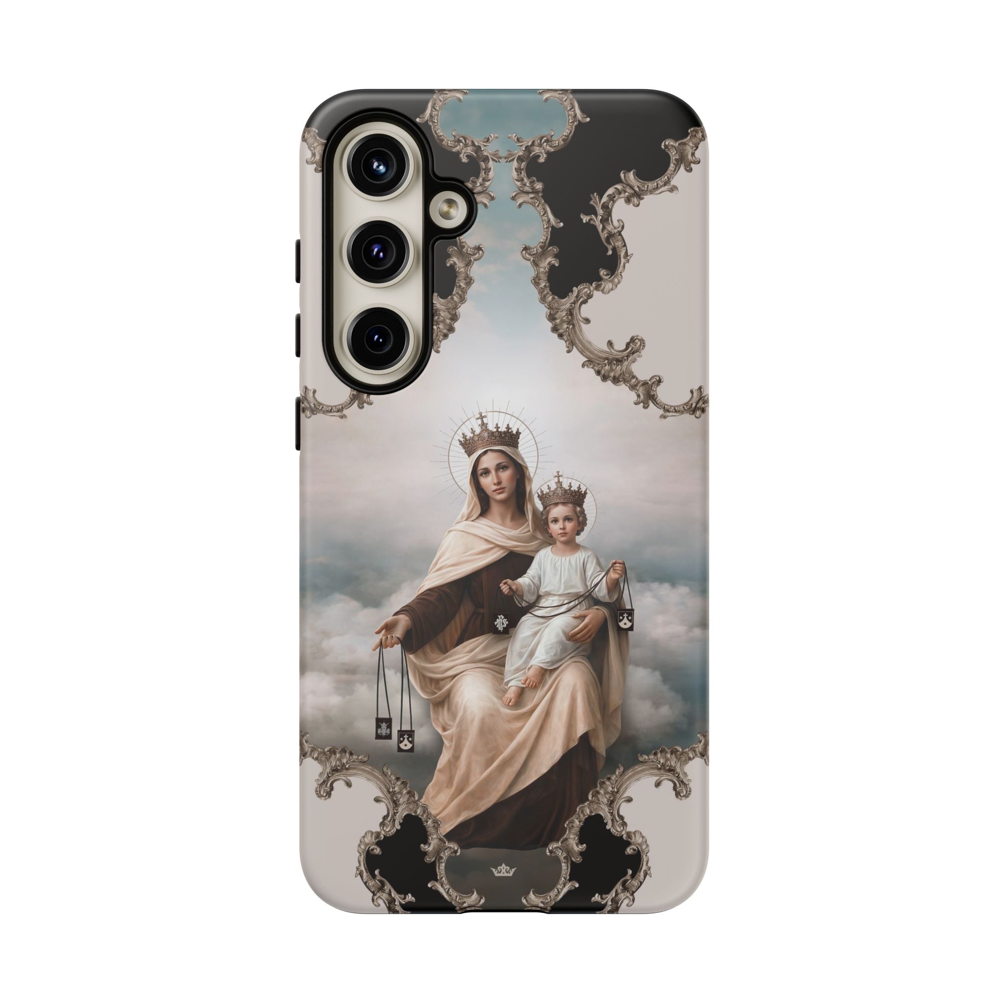 Our Lady of Mt. Carmel Hard Phone Case (Baroque) - Venxara