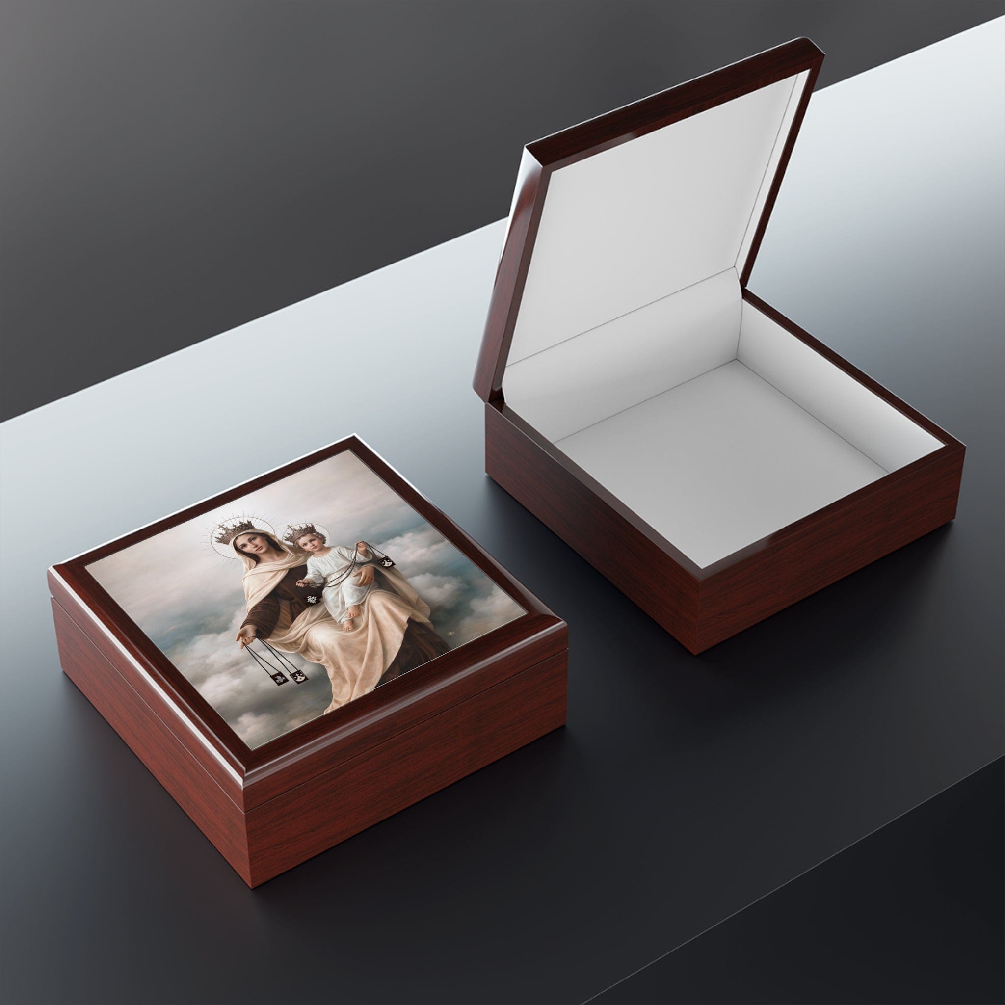 Our Lady of Mt. Carmel Keepsake Box Copyright VENXARA