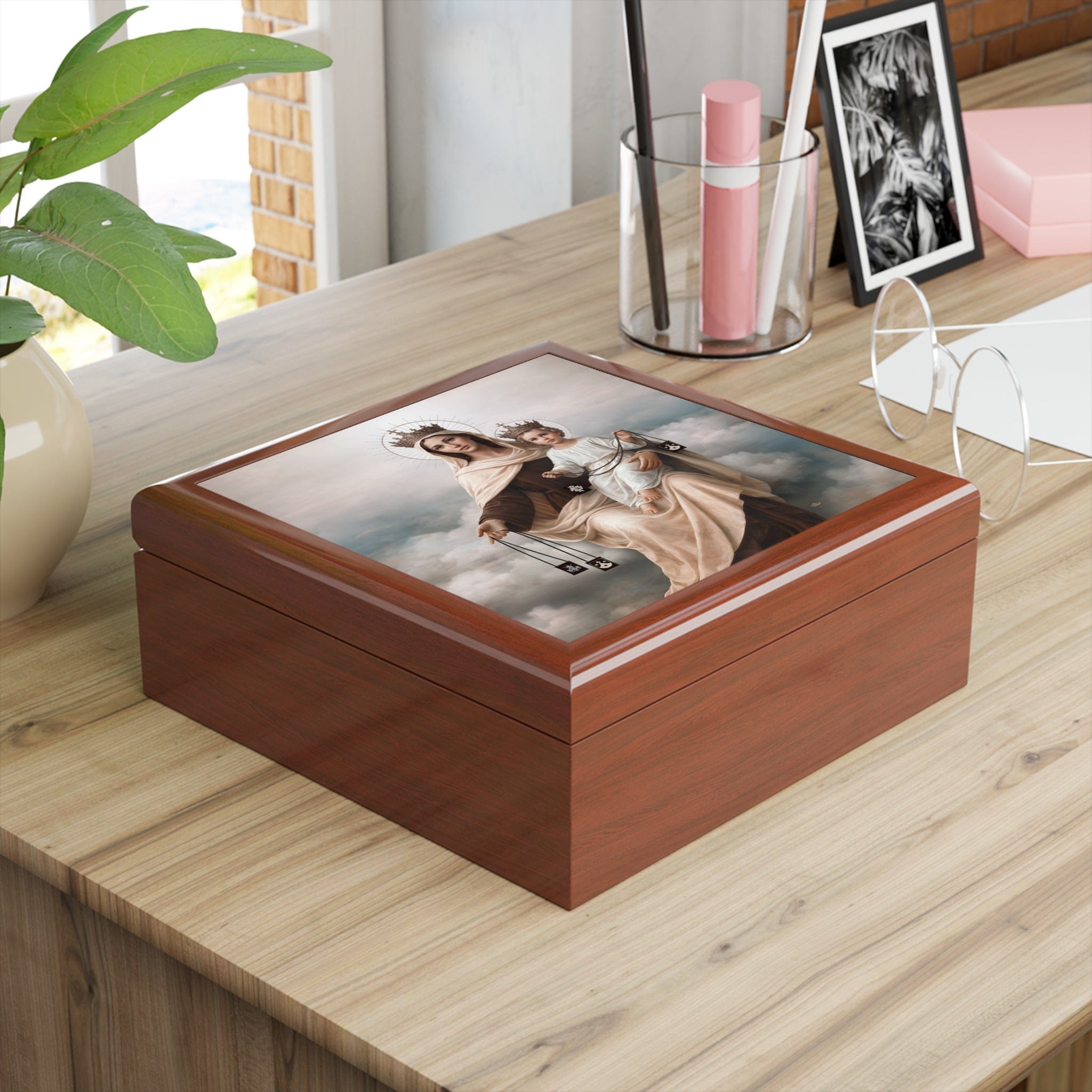 Our Lady of Mt. Carmel Keepsake Box Copyright VENXARA