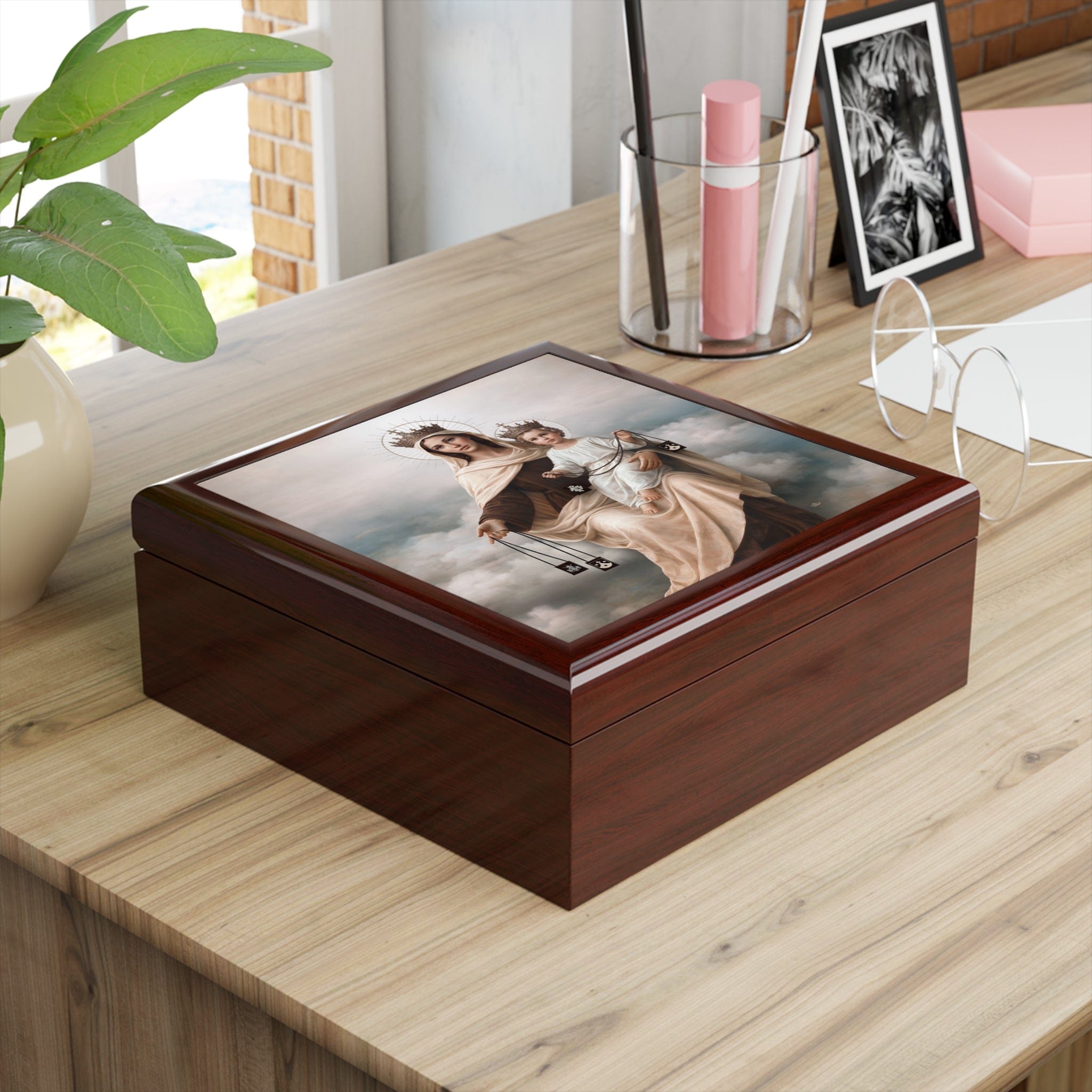 Our Lady of Mt. Carmel Keepsake Box Copyright VENXARA