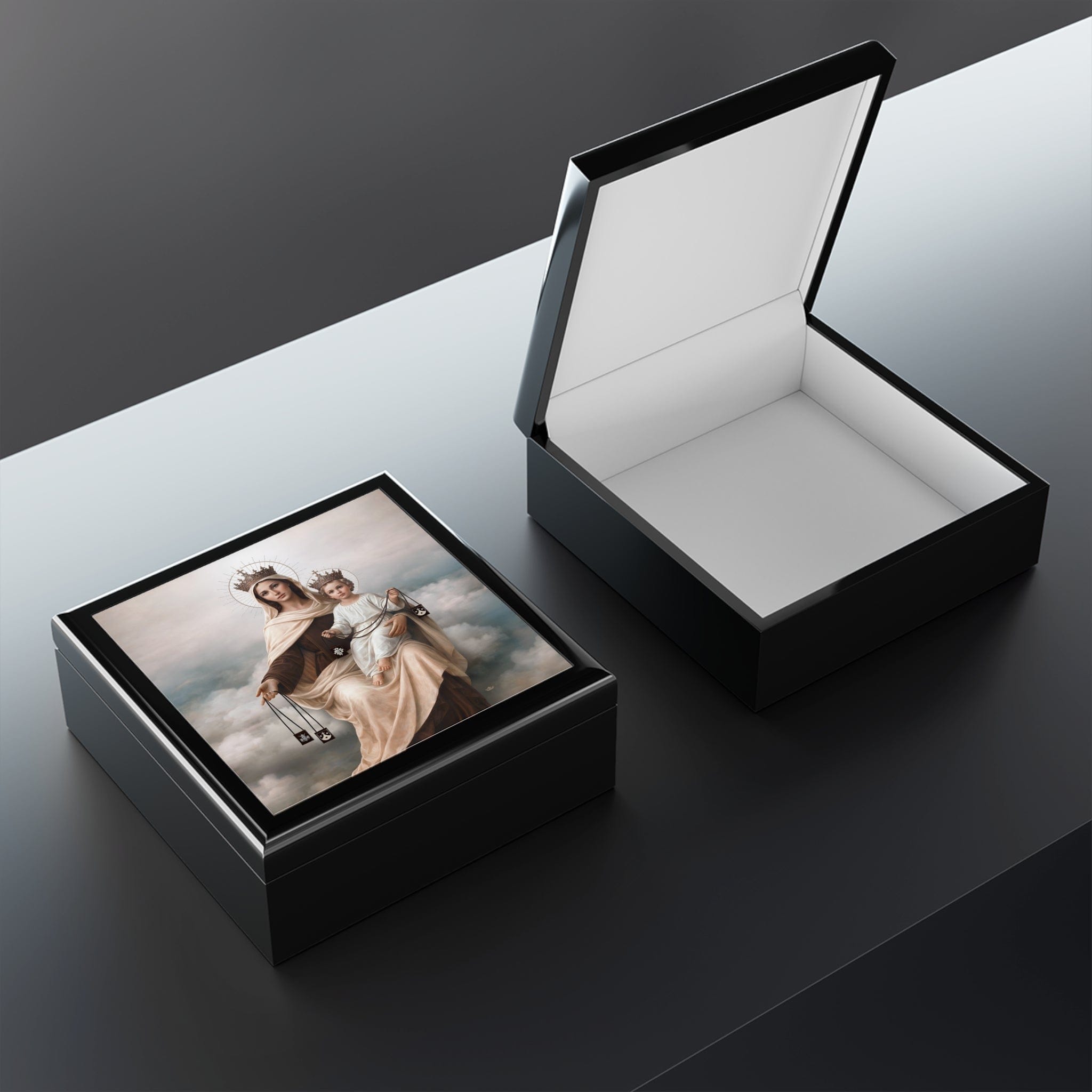 Our Lady of Mt. Carmel Keepsake Box Copyright VENXARA