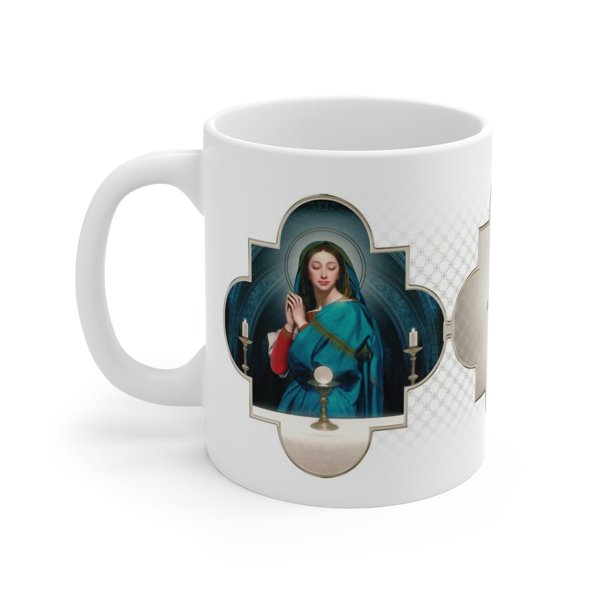 Our Lady of the Eucharist Ceramic Mug - Venxara