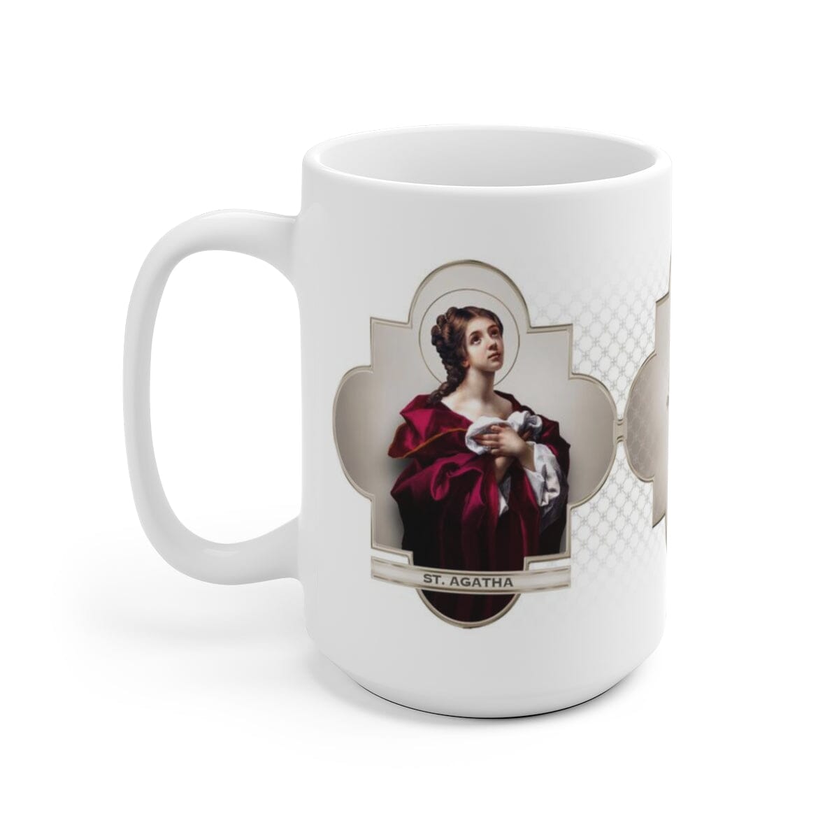 St. Agatha Ceramic Mug - VENXARA®