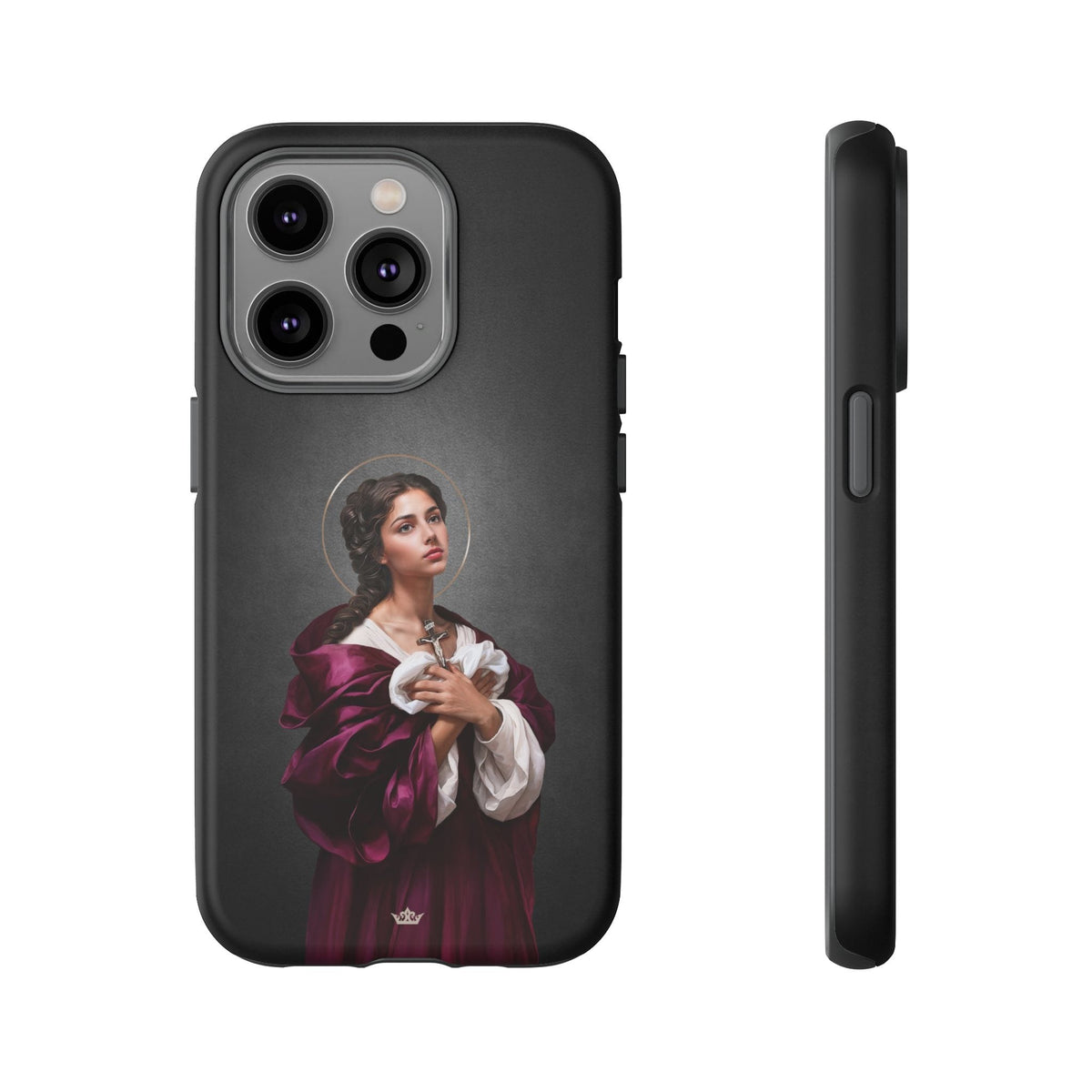 St. Agatha Hard Phone Case (Dark) Copyright VENXARA