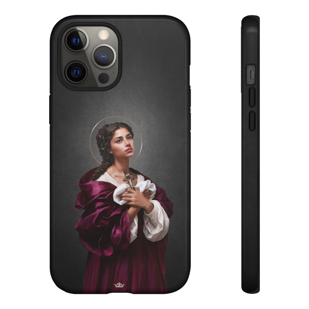 St. Agatha Hard Phone Case (Dark) Copyright VENXARA
