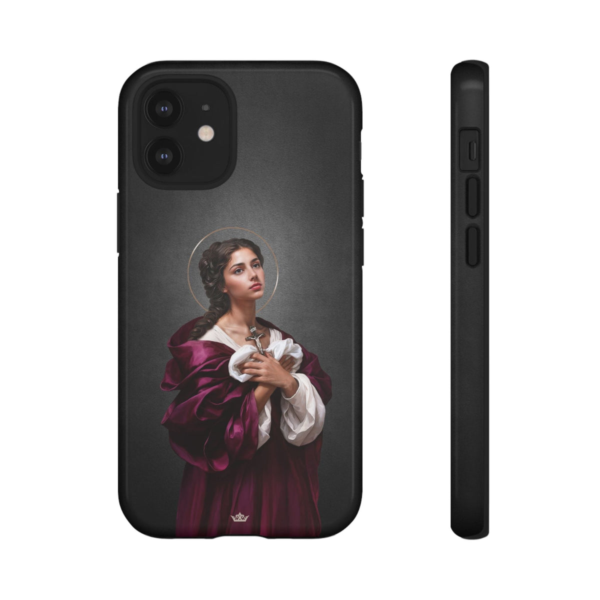 St. Agatha Hard Phone Case (Dark) Copyright VENXARA