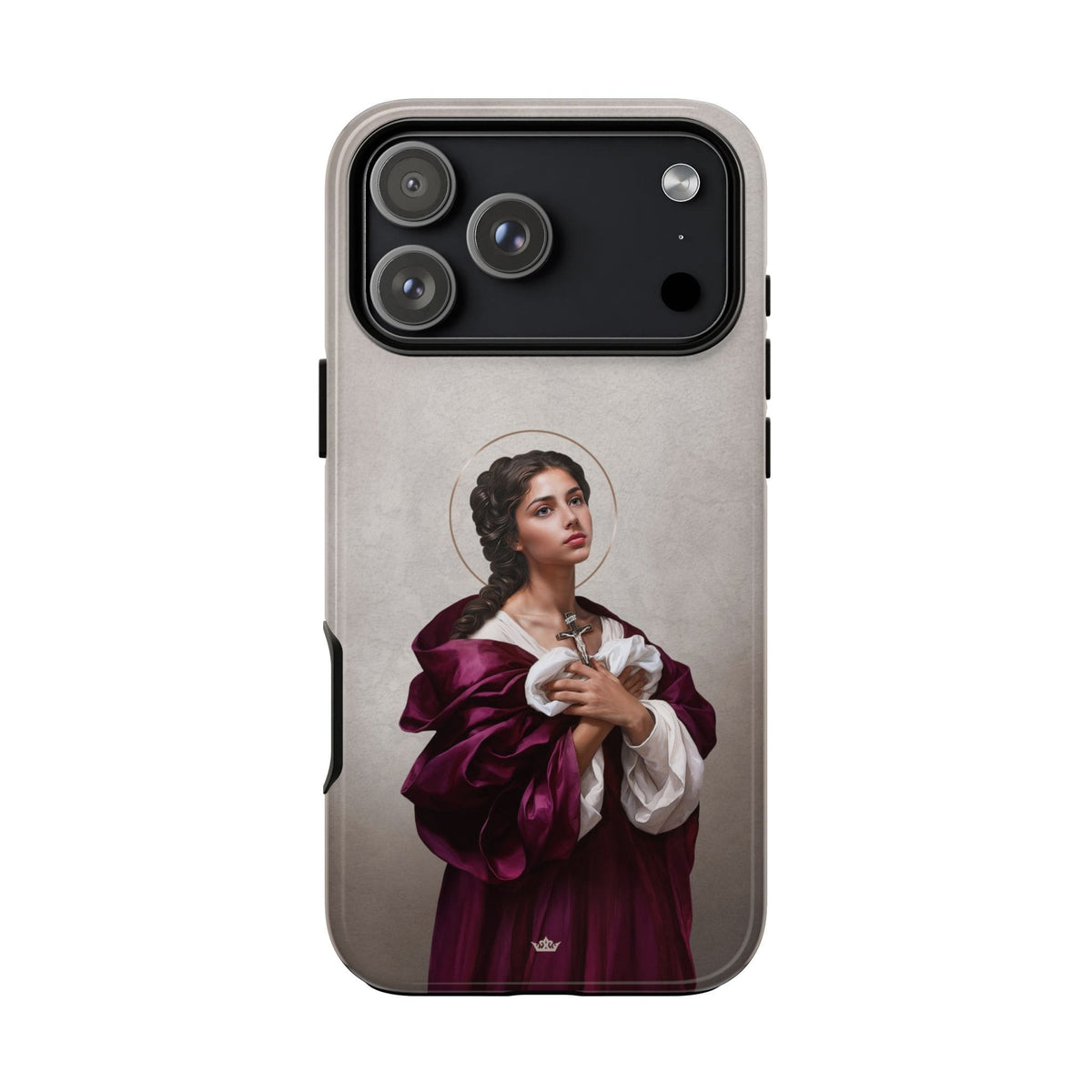 St. Agatha Hard Phone Case (Light) Copyright VENXARA