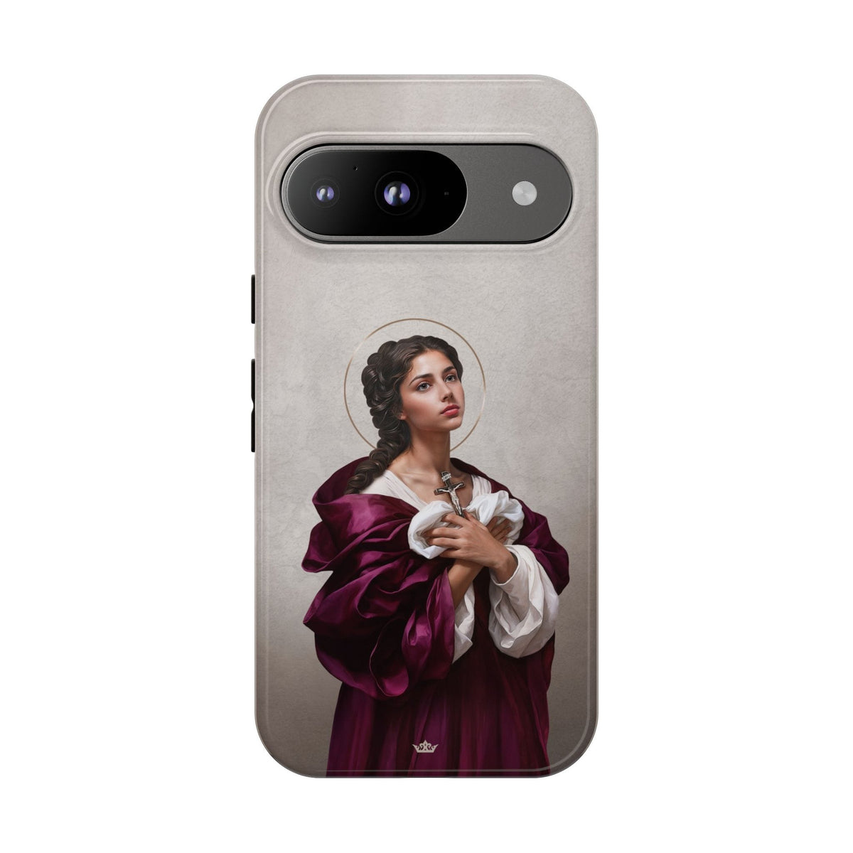 St. Agatha Hard Phone Case (Light) Copyright VENXARA