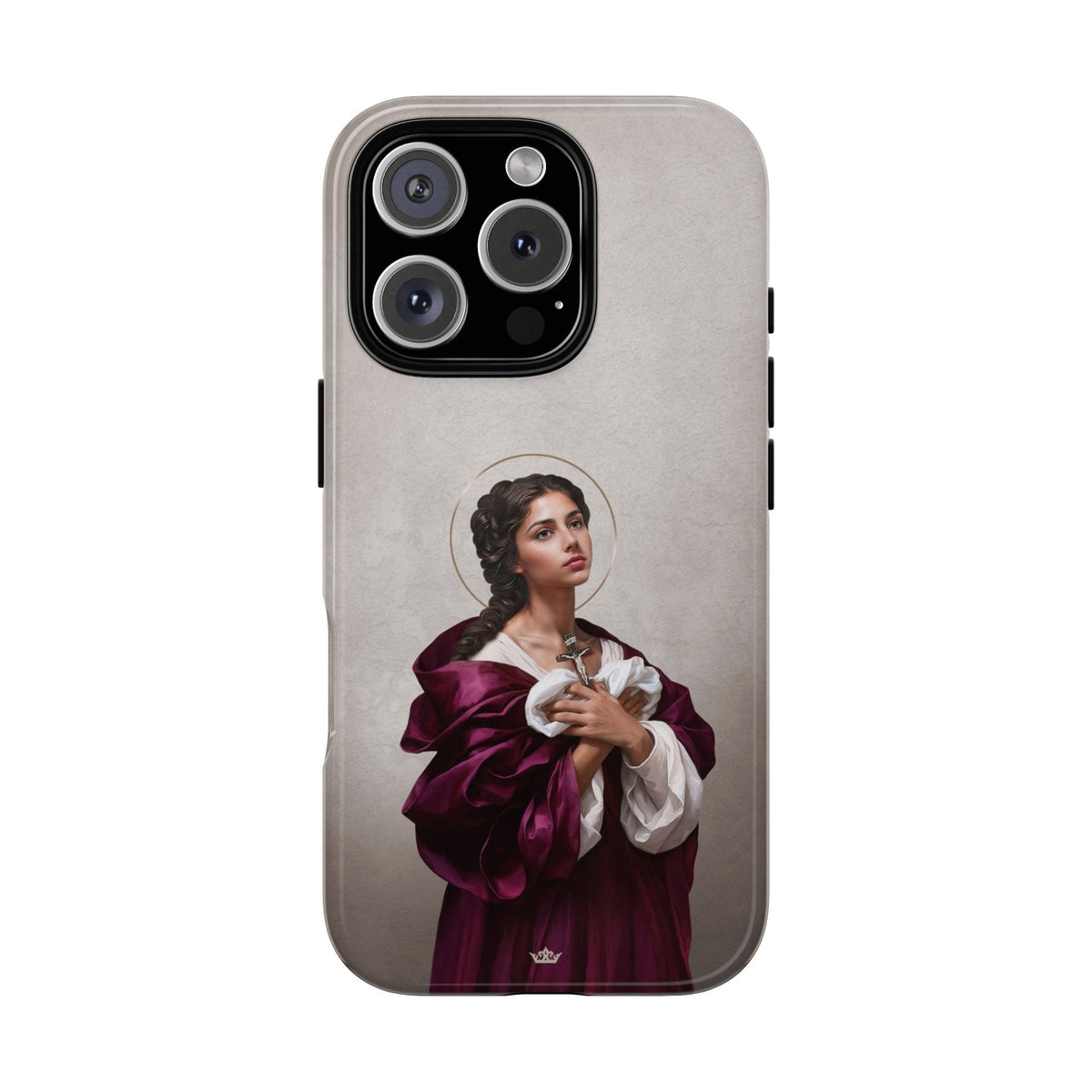 St. Agatha Hard Phone Case (Light) Copyright VENXARA