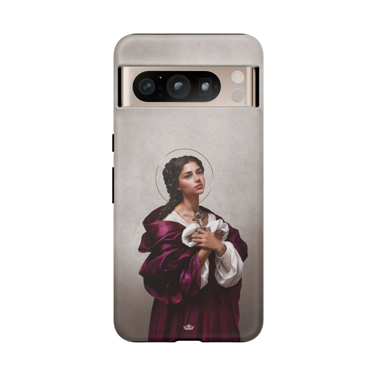 St. Agatha Hard Phone Case (Light) Copyright VENXARA