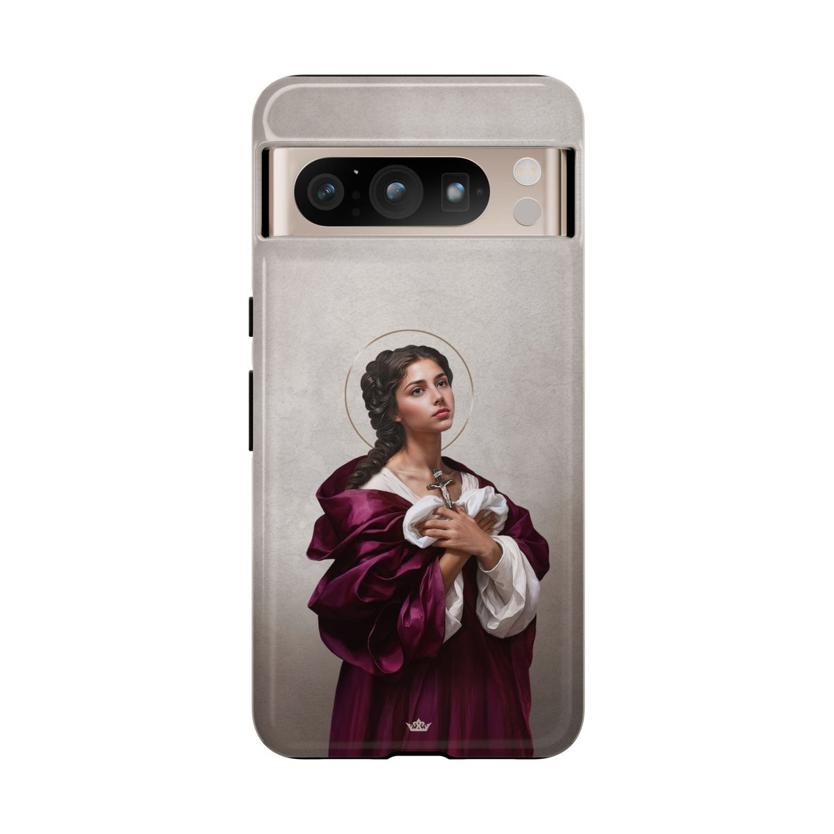 St. Agatha Hard Phone Case (Light) Copyright VENXARA